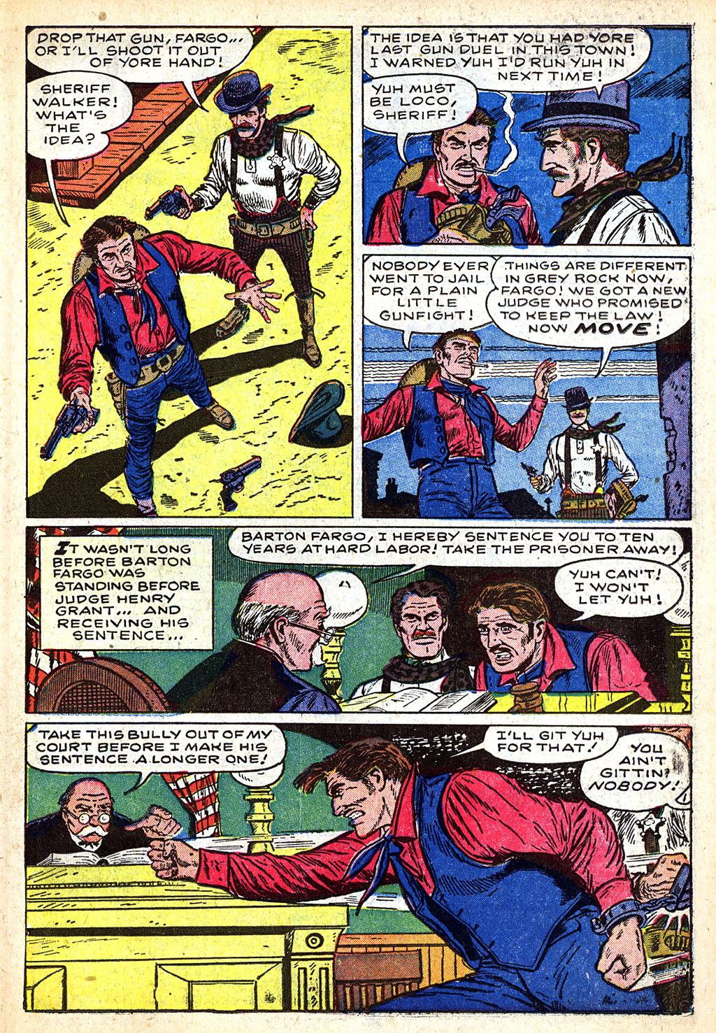Read online Western Outlaws (1954) comic -  Issue #18 - 19