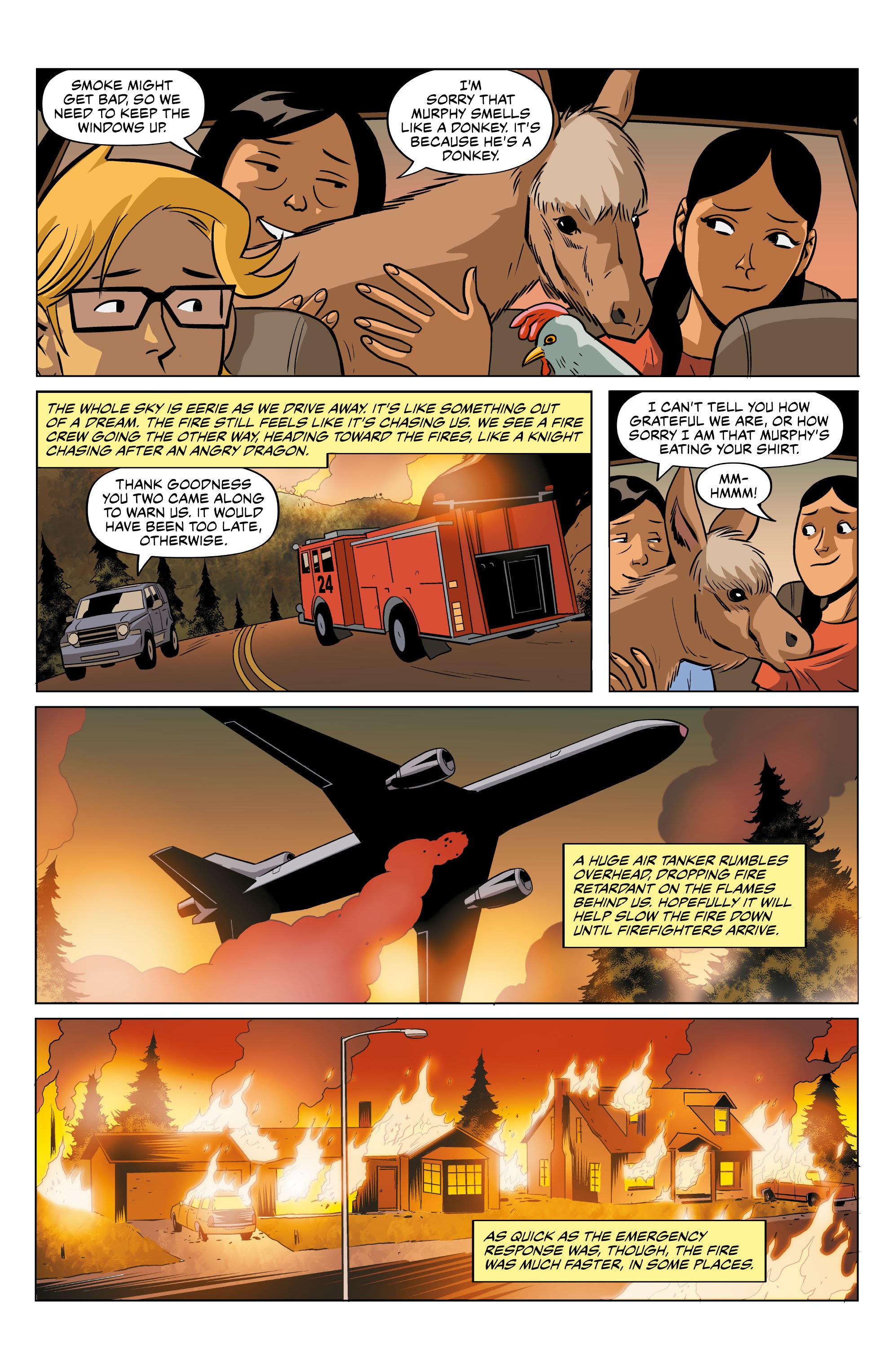 Read online Without Warning! comic -  Issue # Wildfire Safety - 10