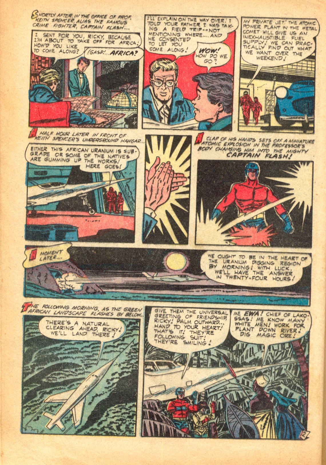 Read online Captain Flash comic -  Issue #3 - 12