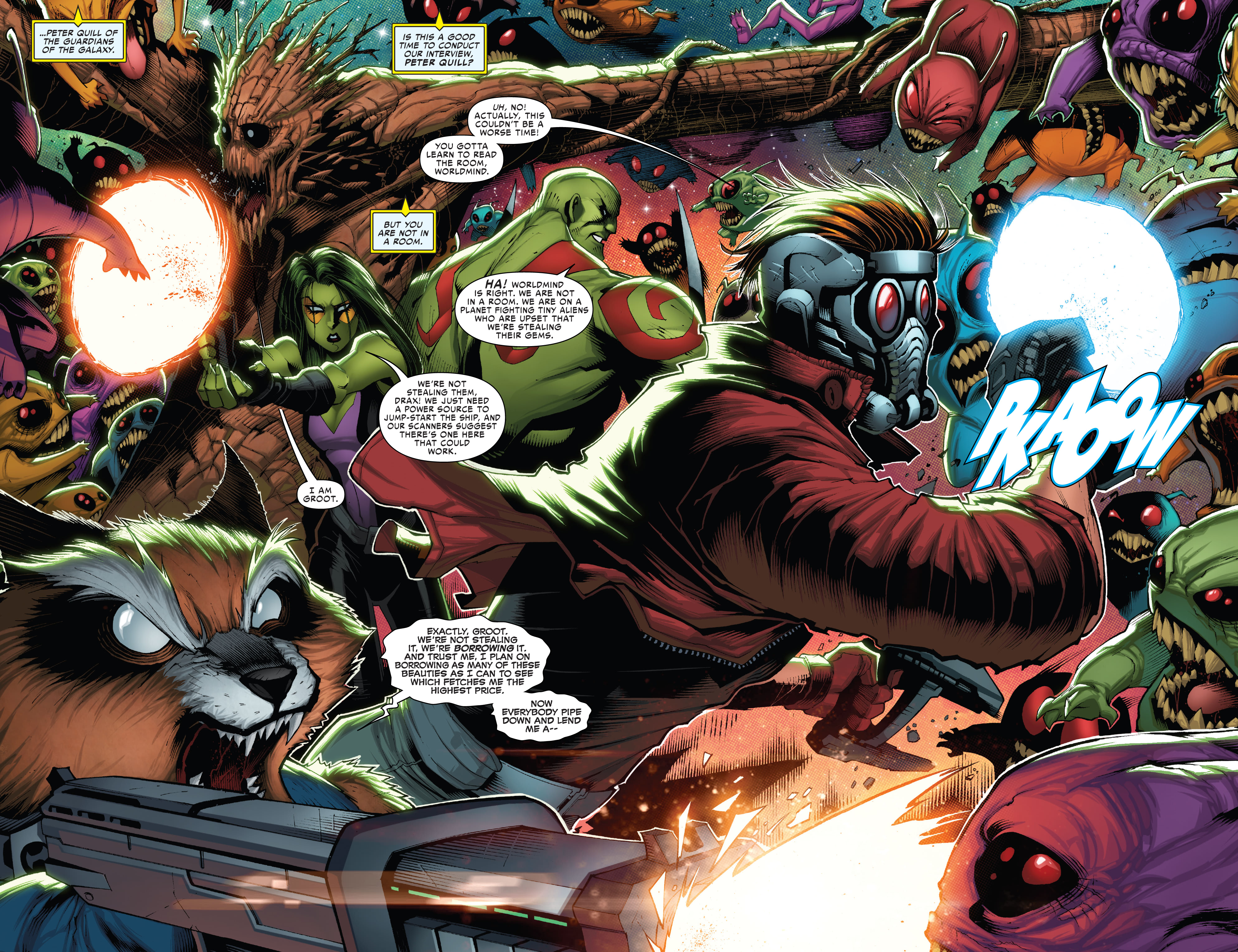 Read online Guardians of the Galaxy: Cosmic Rewind comic -  Issue #1 - 4