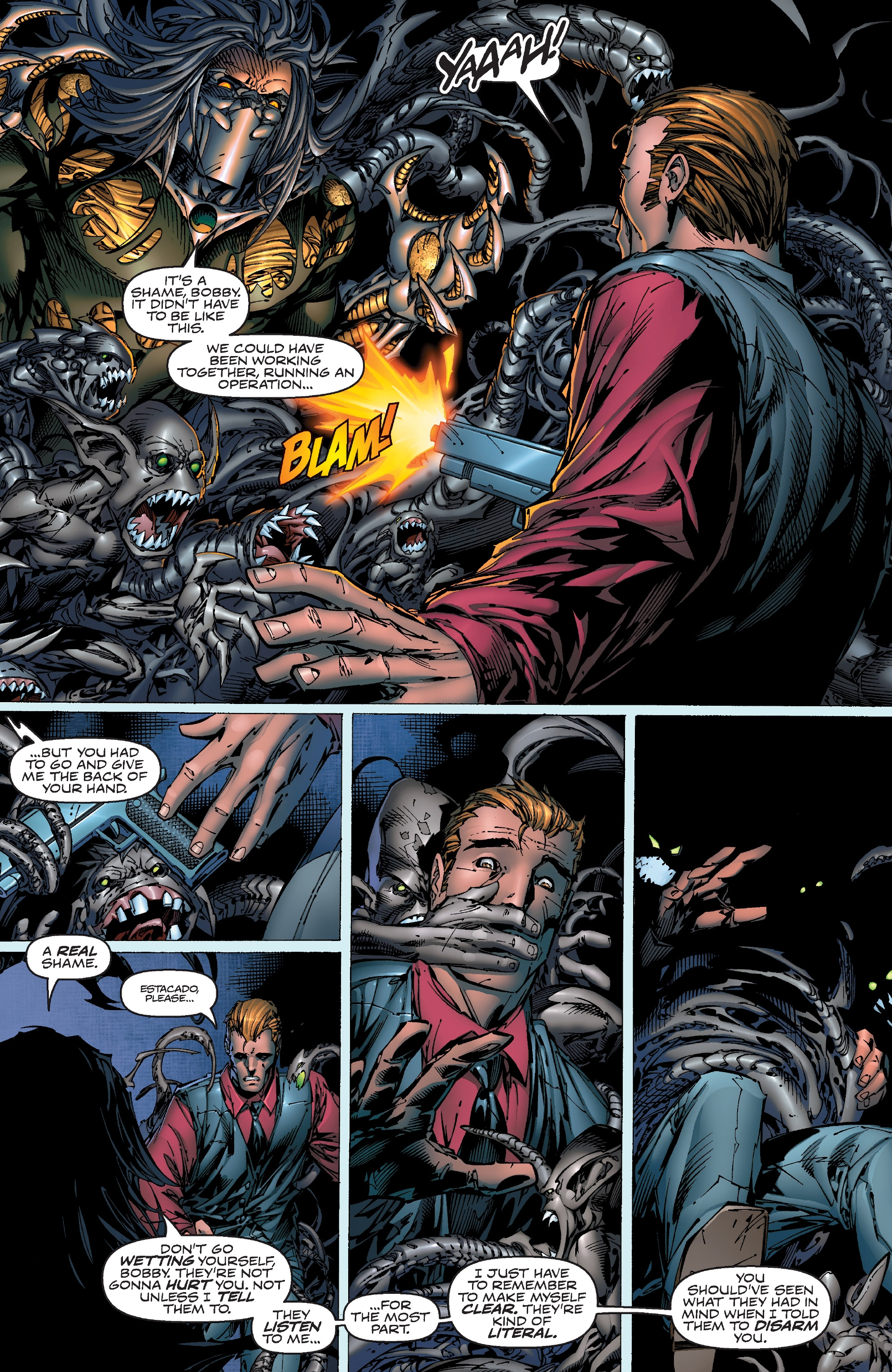 Read online The Darkness: Darkness/Batman & Darkness/Superman 20th Anniversary Collection comic -  Issue # TPB (Part 1) - 70