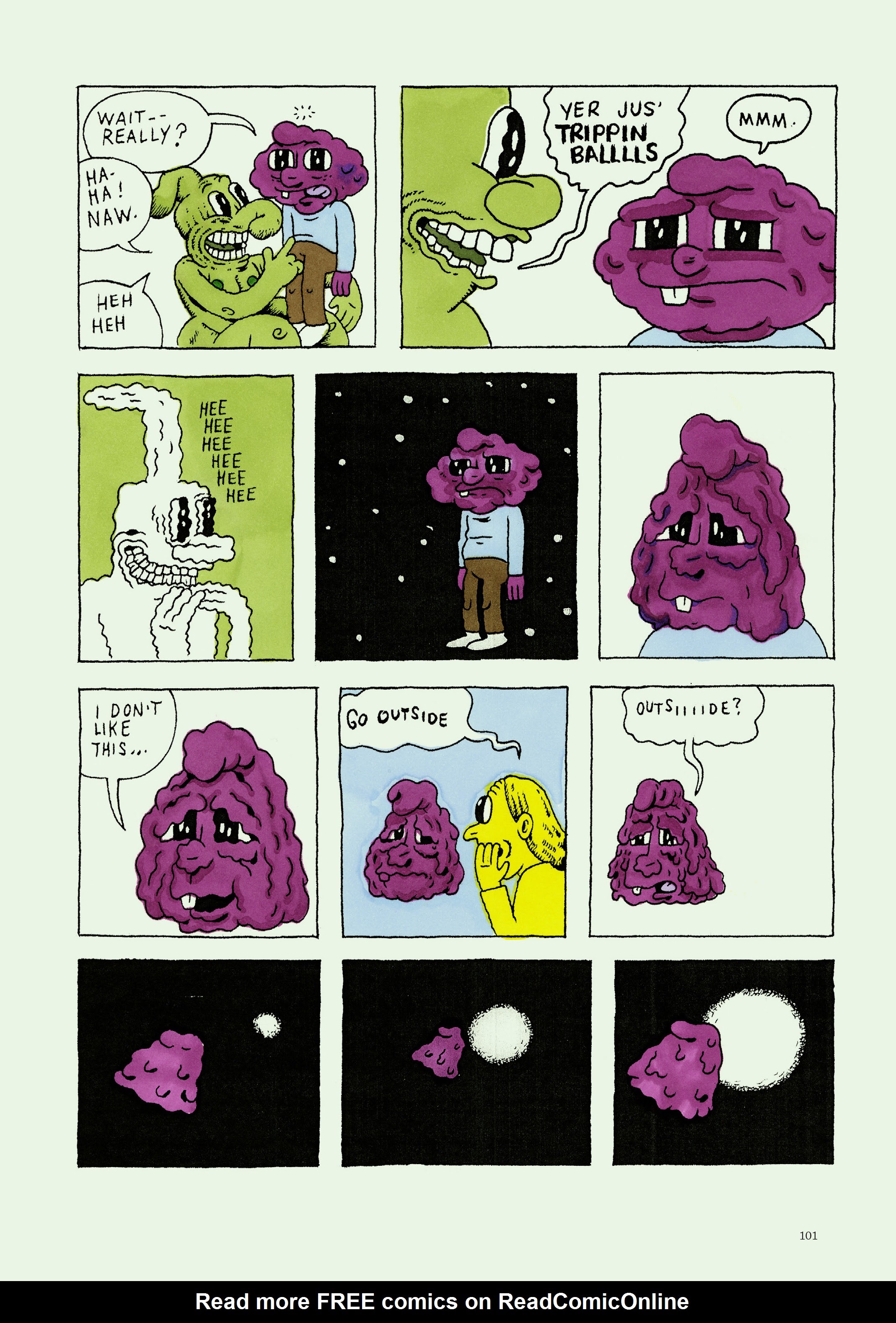 Read online Now: The New Comics Anthology comic -  Issue #7 - 101