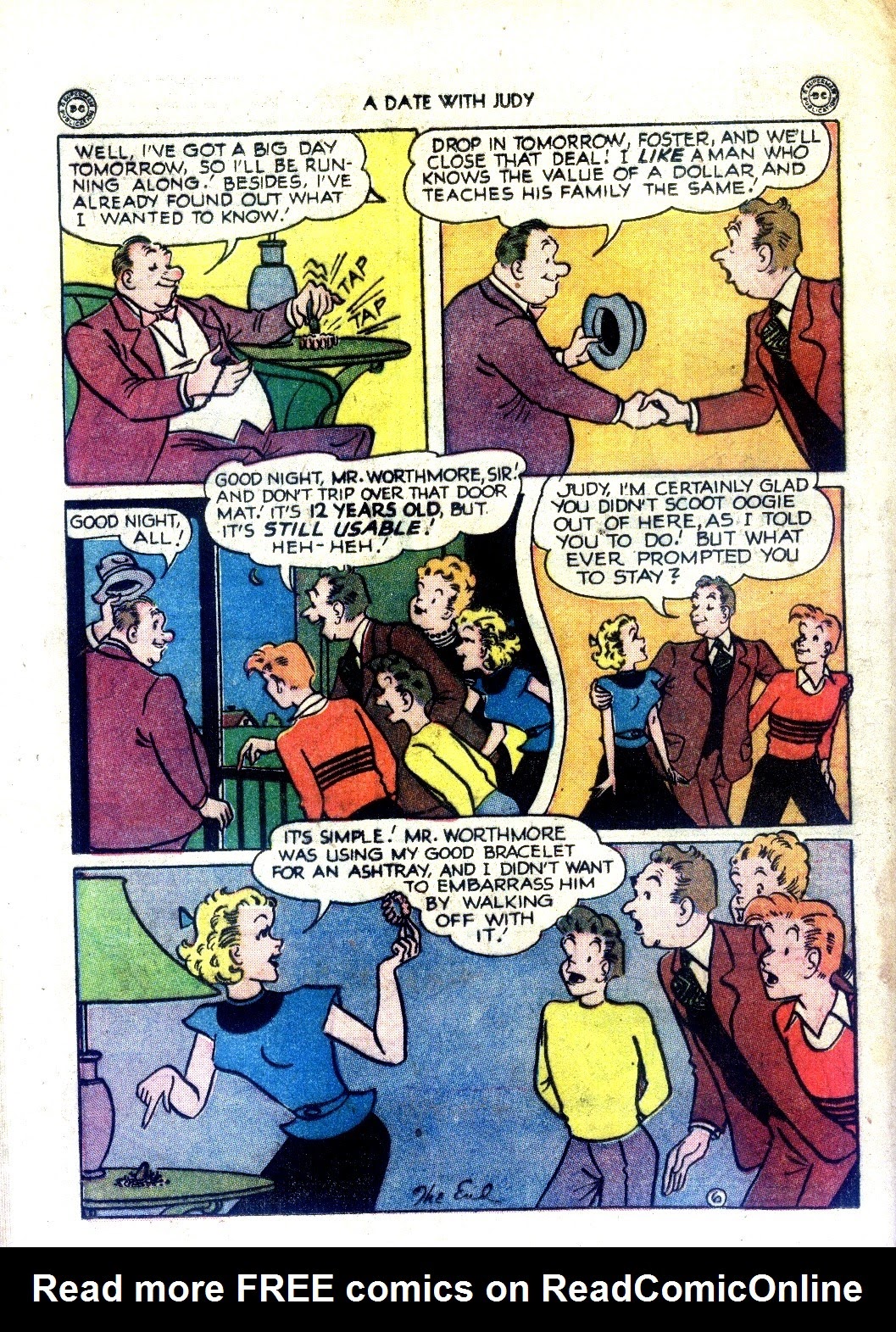Read online A Date with Judy comic -  Issue #13 - 16