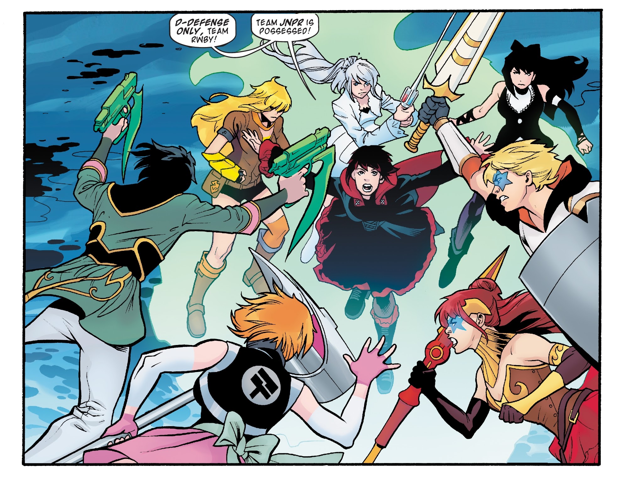 Read online RWBY/Justice League comic -  Issue #12 - 4