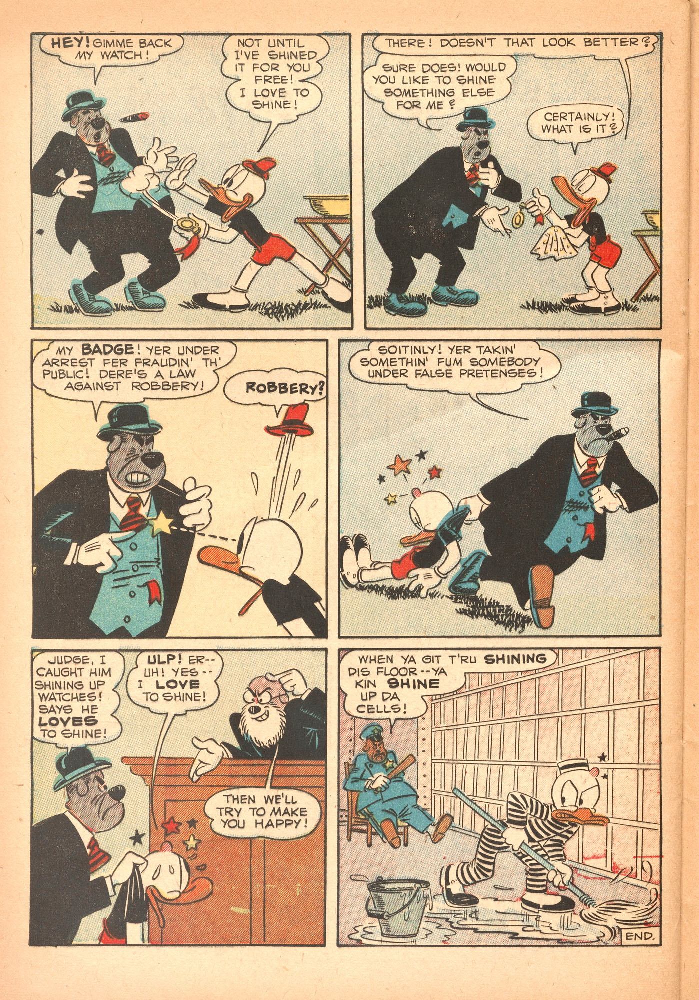 Read online Super Duck Comics comic -  Issue #29 - 40