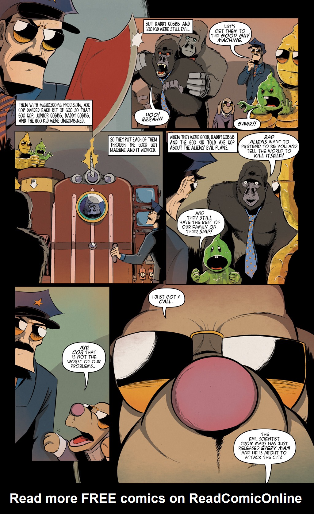 Read online Axe Cop: President of the World comic -  Issue #3 - 8