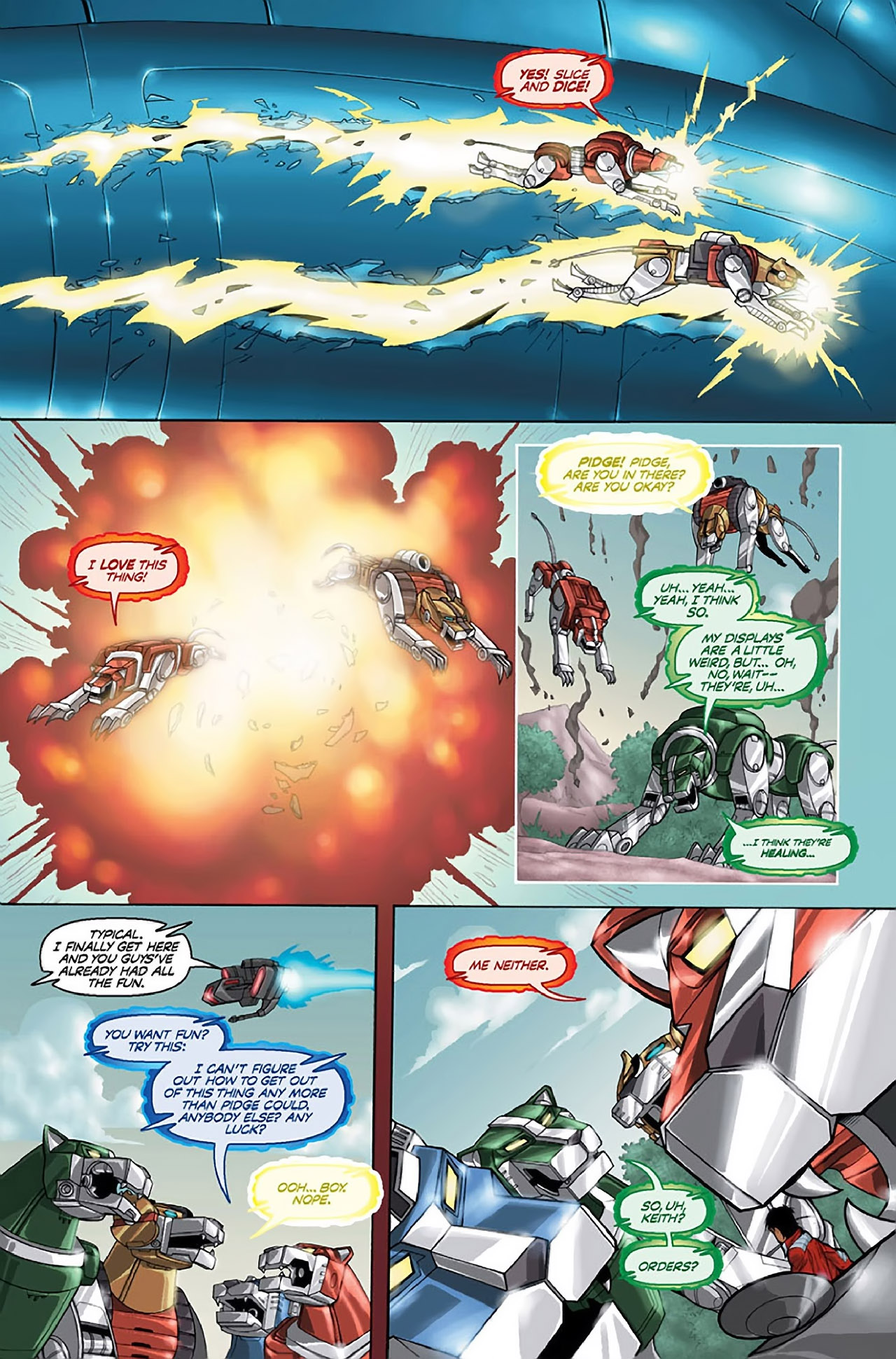 Read online Voltron: Defender of the Universe (Existed) comic -  Issue #3 - 15