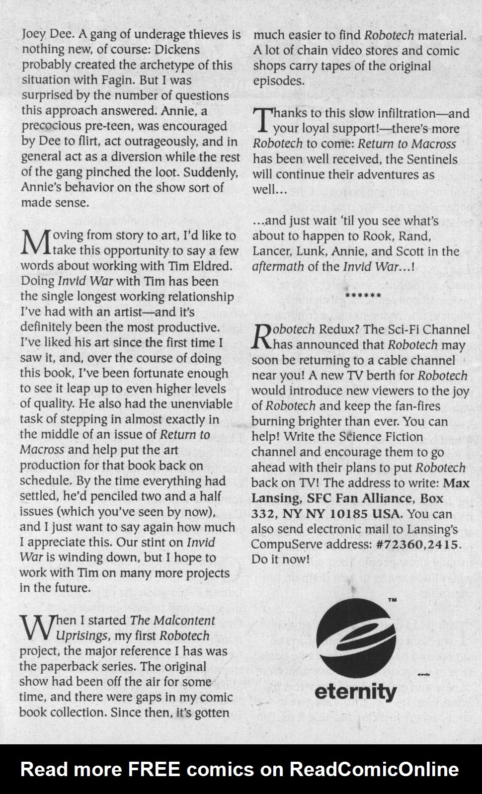 Read online Robotech: Invid War comic -  Issue #16 - 28