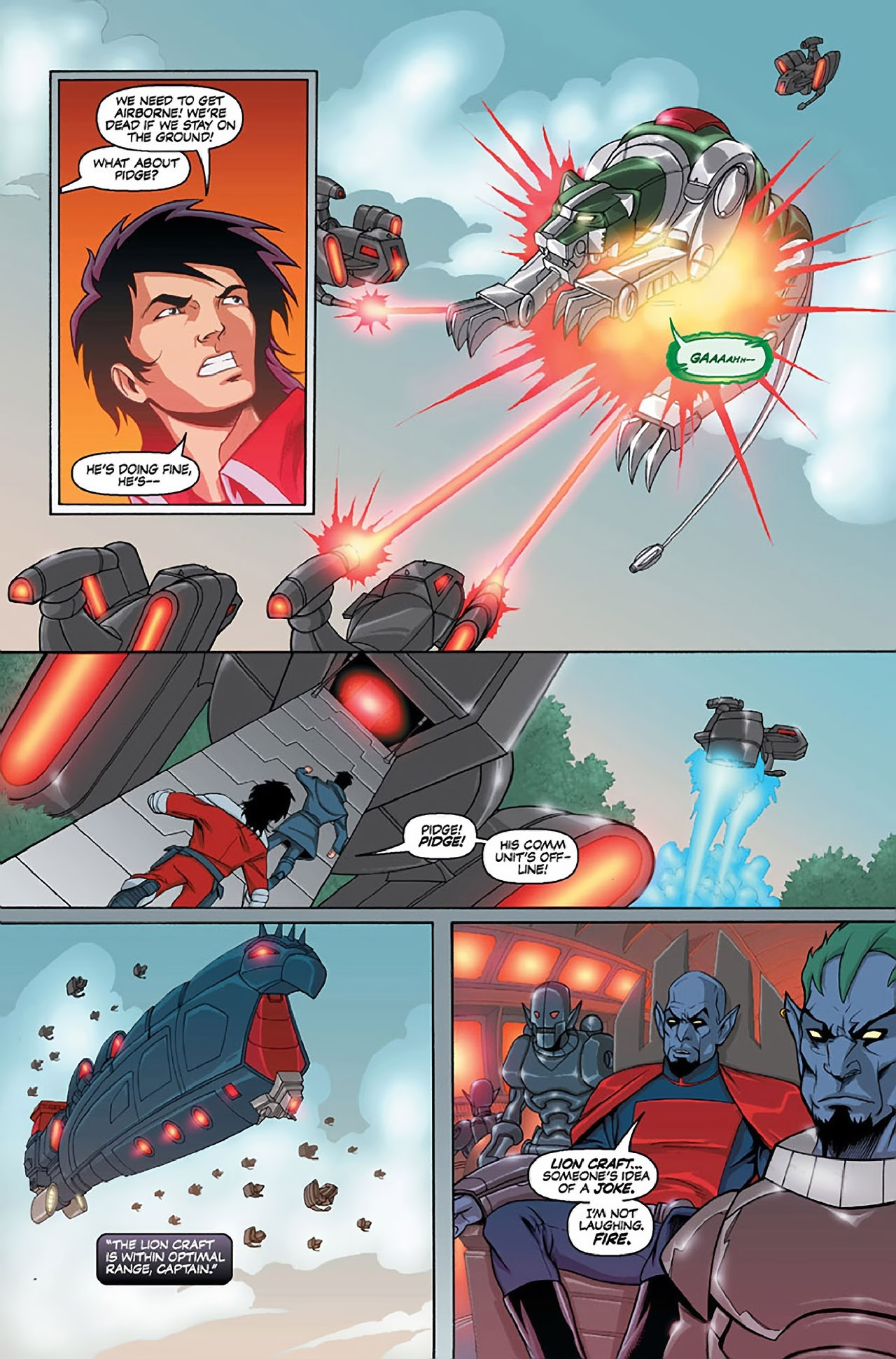 Read online Voltron: Defender of the Universe (Existed) comic -  Issue #3 - 5