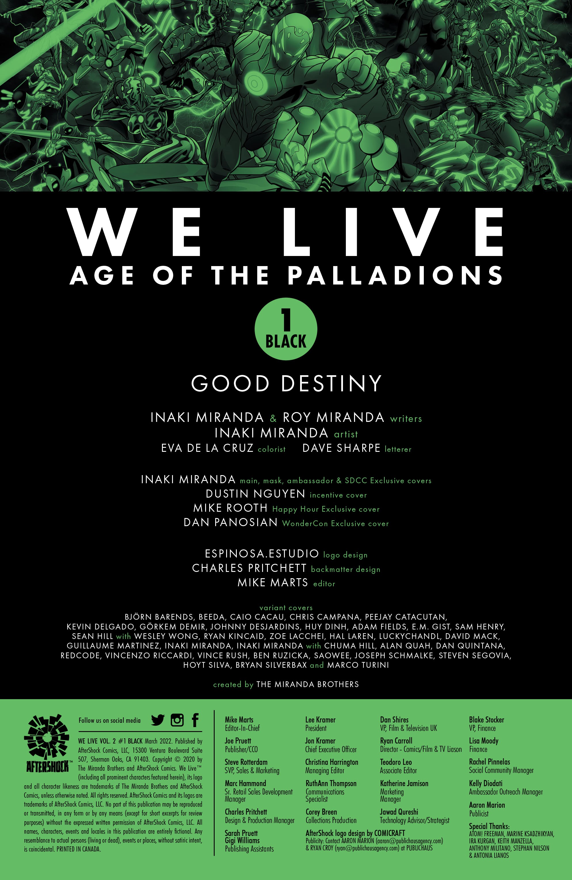 Read online We Live: Age of the Palladions comic -  Issue #1 Black - 2