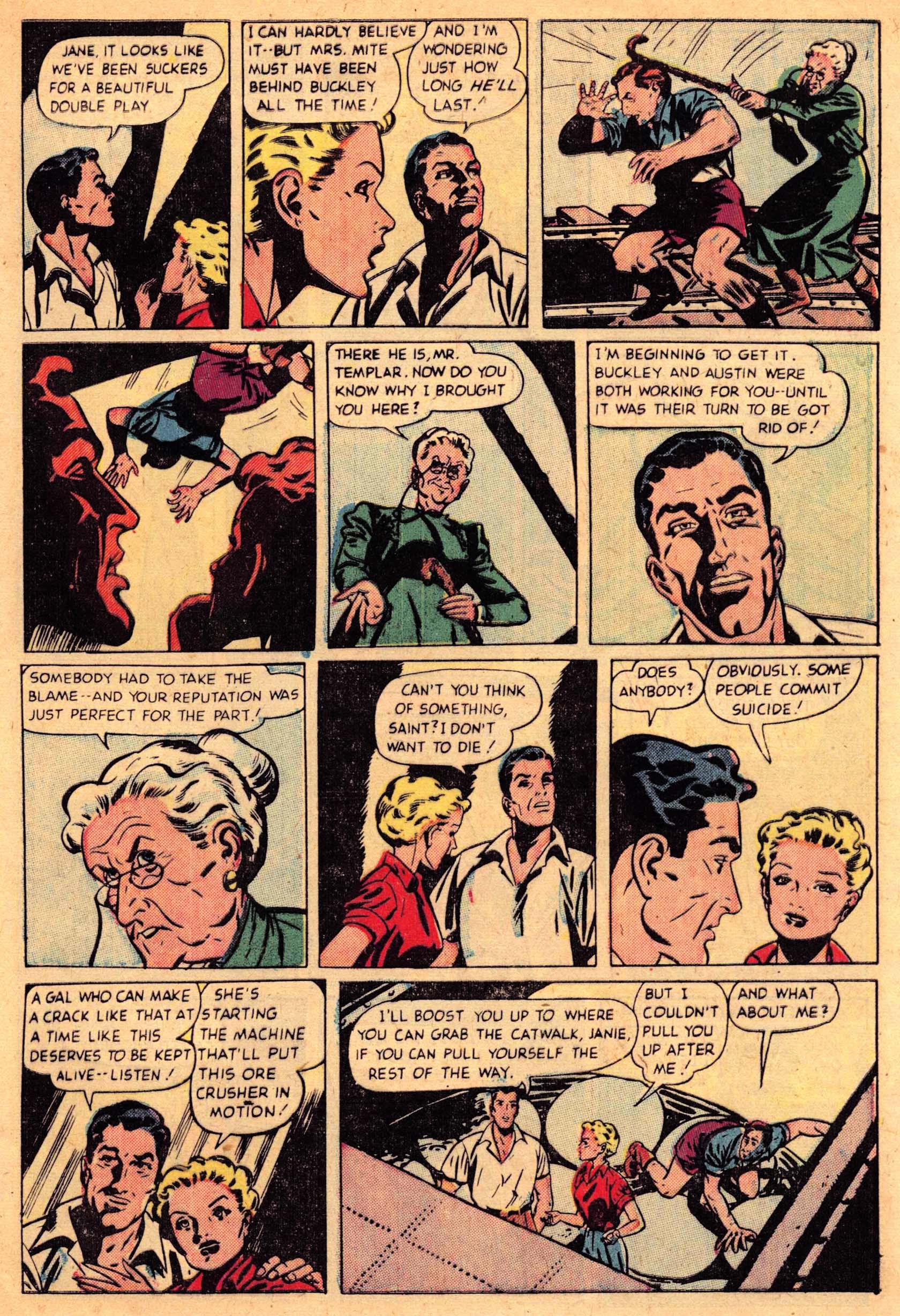 Read online The Saint (1947) comic -  Issue #11 - 29