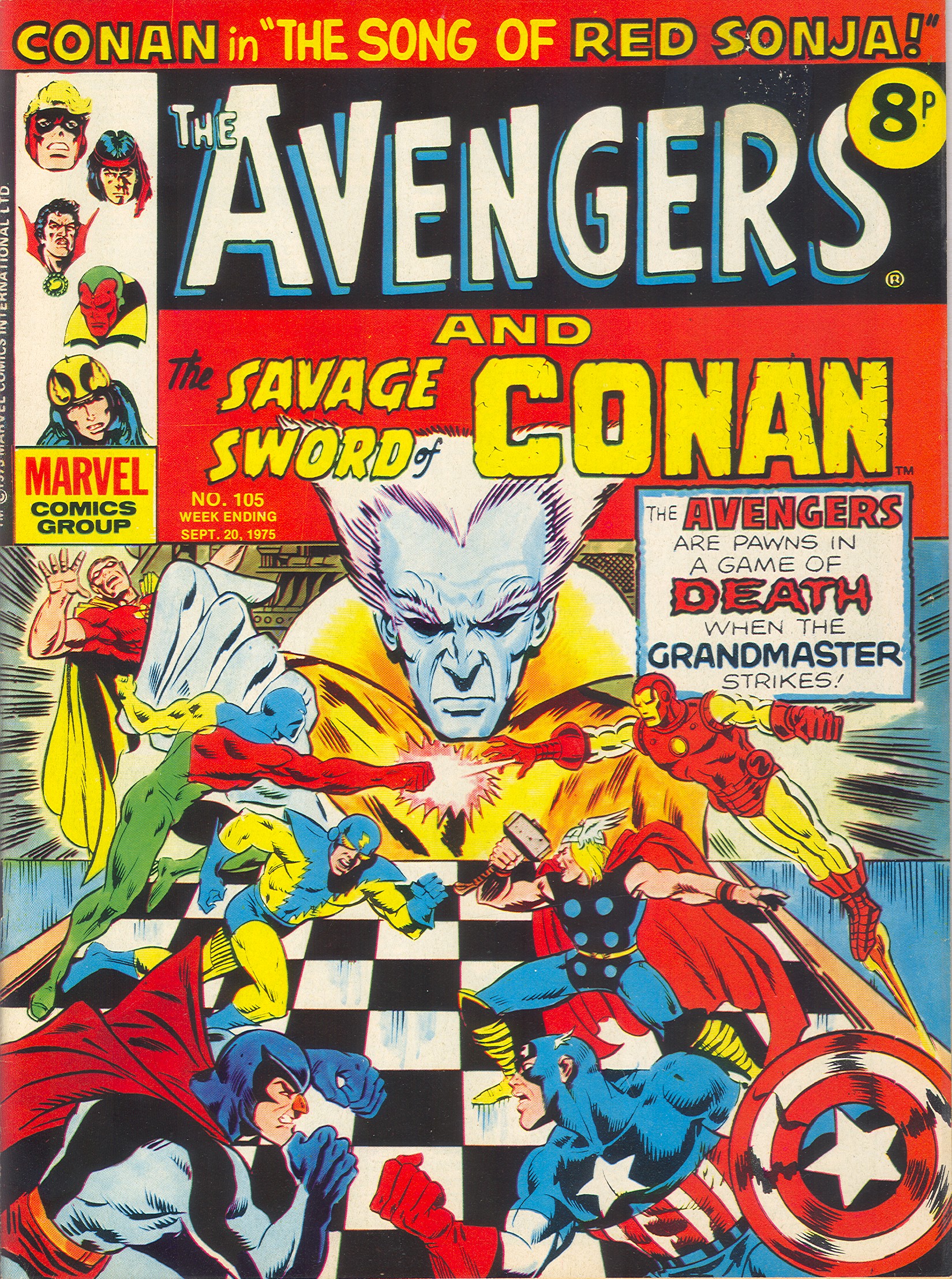 Read online The Avengers (1973) comic -  Issue #105 - 1
