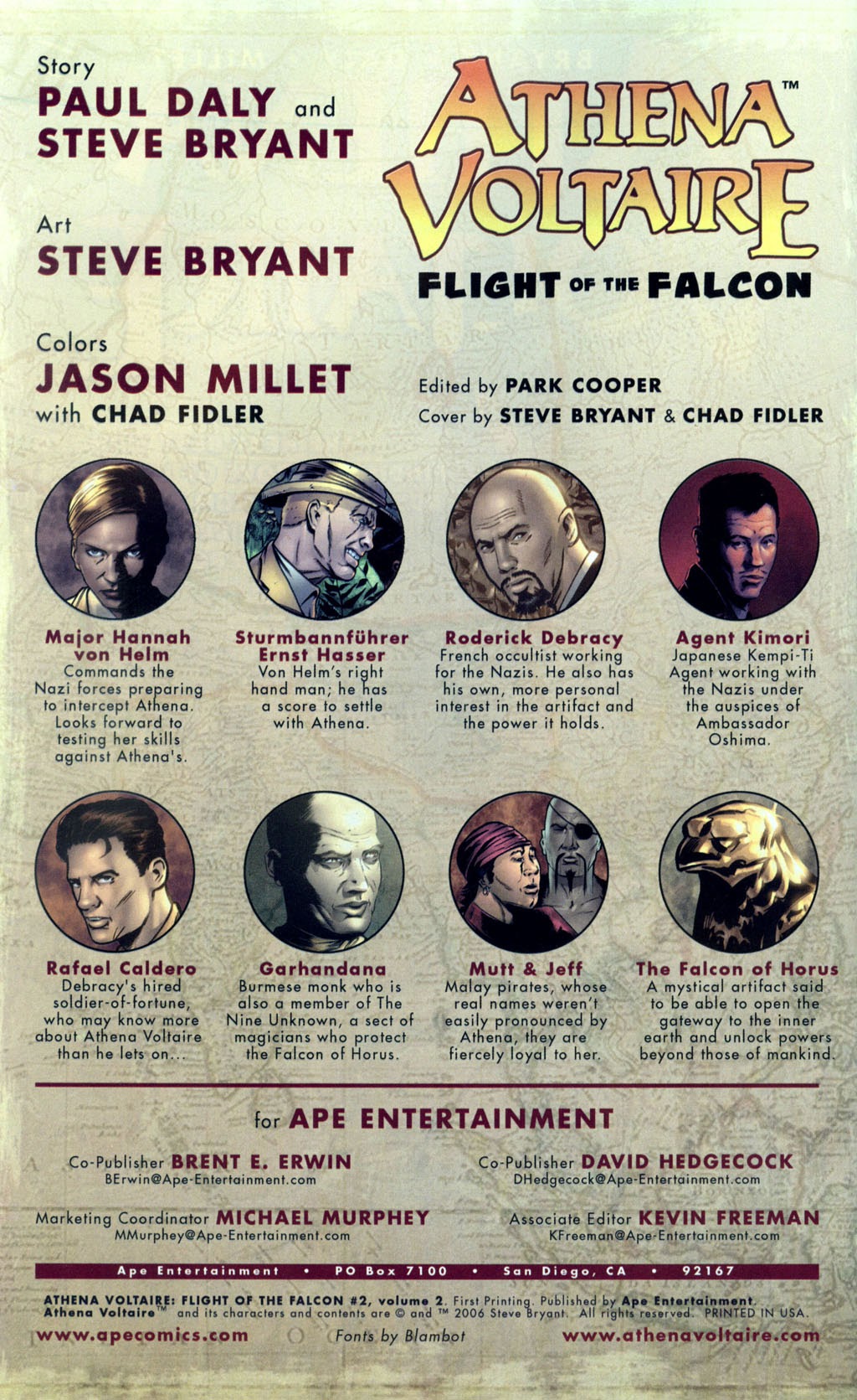 Read online Athena Voltaire Flight of the Falcon comic -  Issue #2 - 2