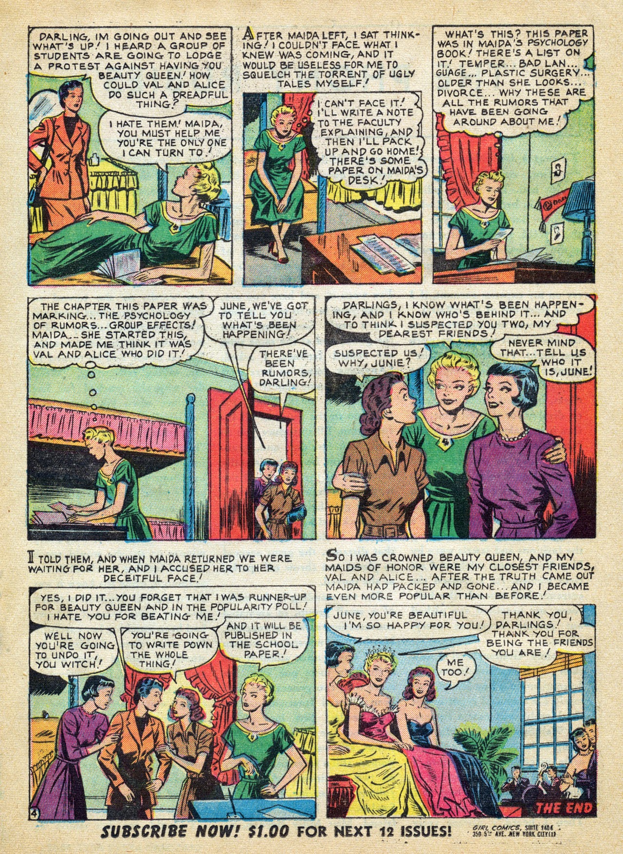 Read online Girl Comics (1949) comic -  Issue #9 - 13