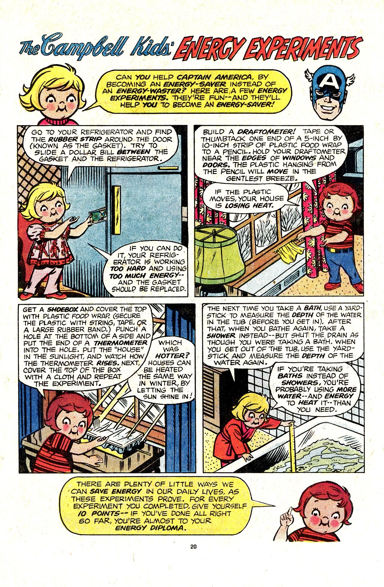 Read online Captain America and The Campbell Kids comic -  Issue # Full - 21