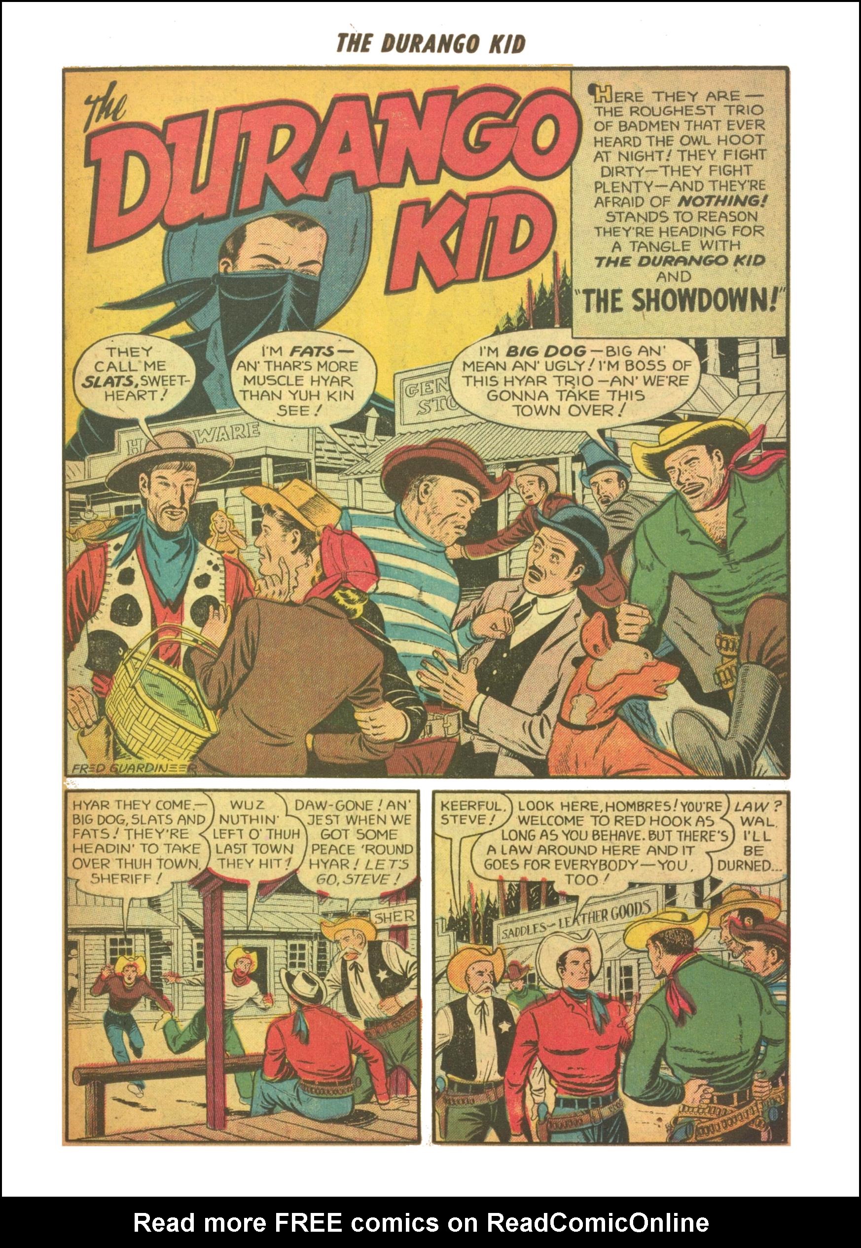 Read online Charles Starrett as The Durango Kid comic -  Issue #27 - 11