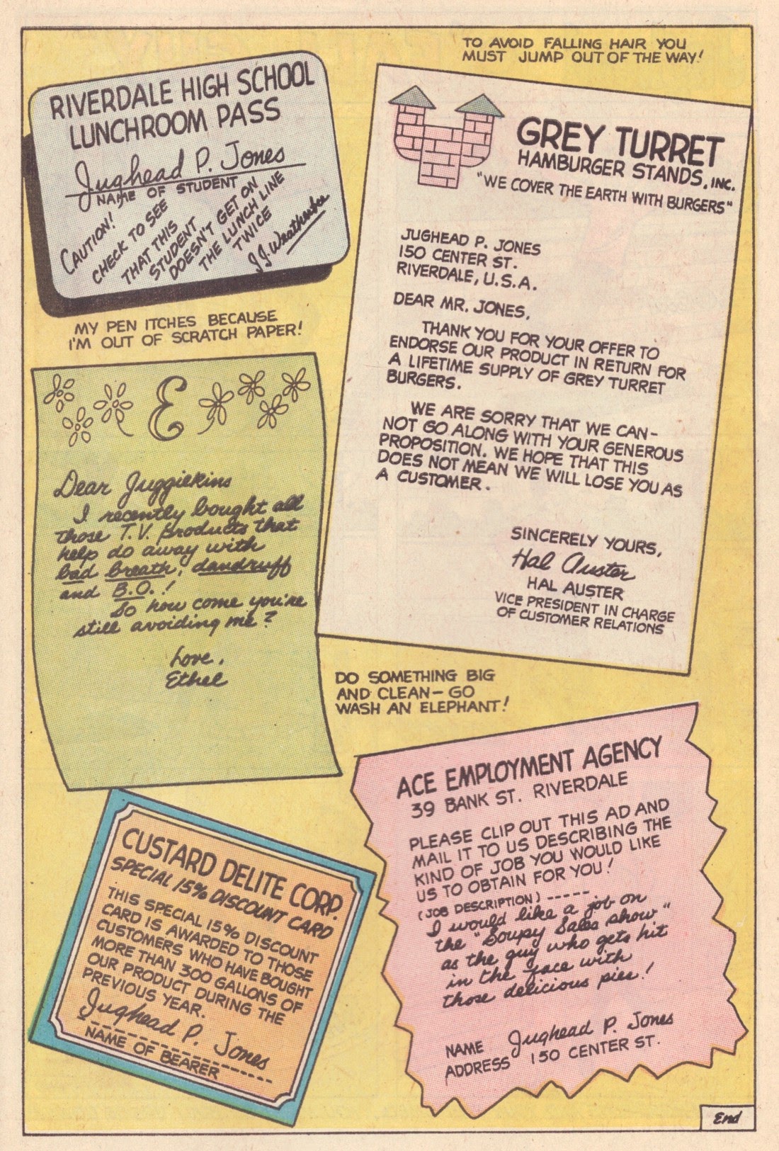 Read online Jughead's Jokes comic -  Issue #9 - 61