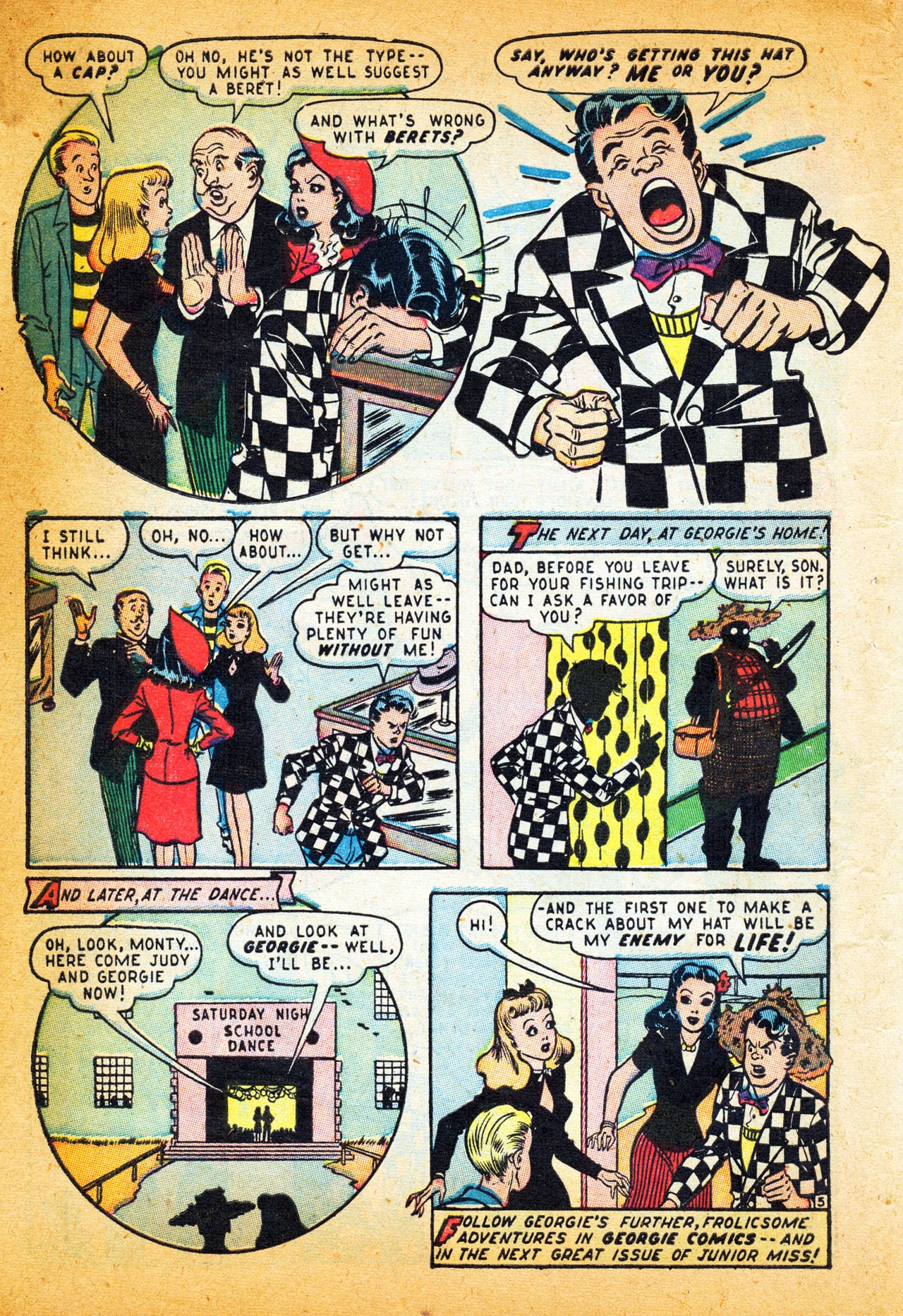 Read online Junior Miss (1947) comic -  Issue #25 - 41