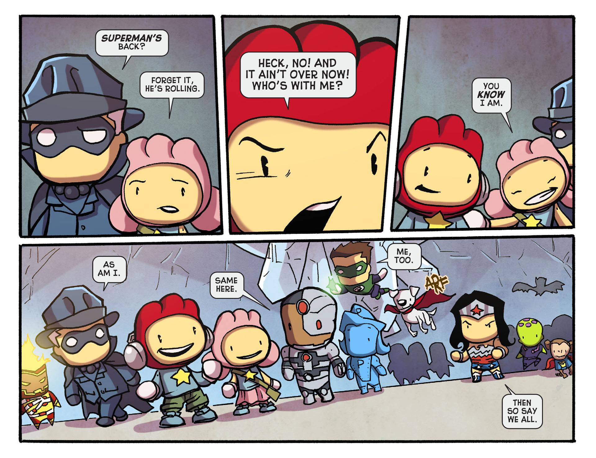 Read online Scribblenauts Unmasked: A Crisis of Imagination comic -  Issue #12 - 21