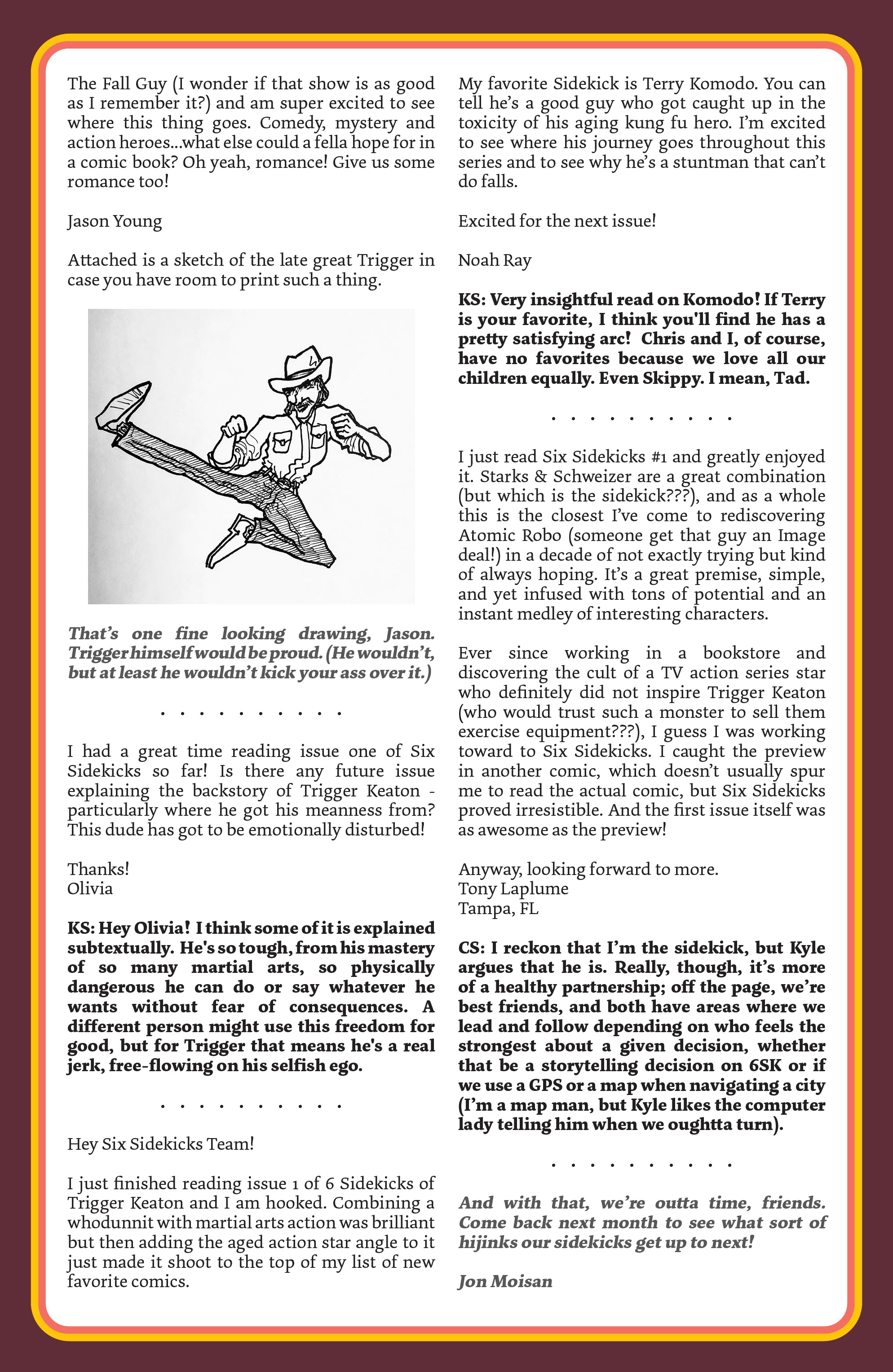 Read online The Six Sidekicks of Trigger Keaton comic -  Issue #3 - 28