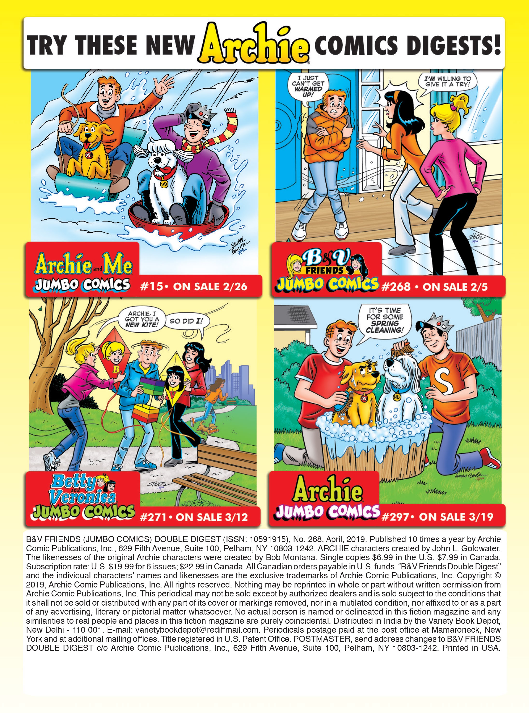 Read online Betty & Veronica Friends Double Digest comic -  Issue #268 - 185