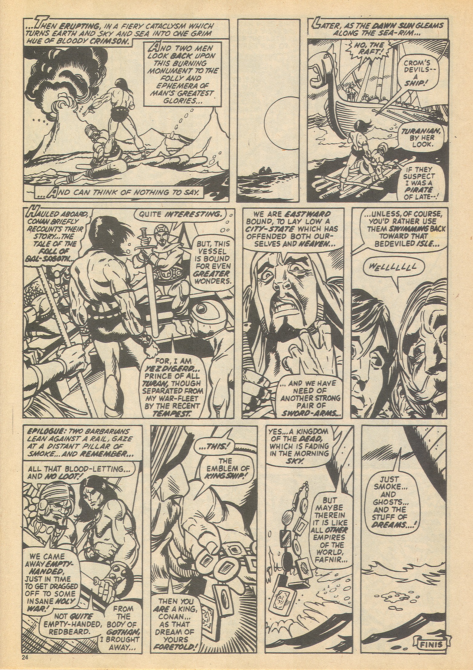 Read online The Savage Sword of Conan (1975) comic -  Issue #18 - 24