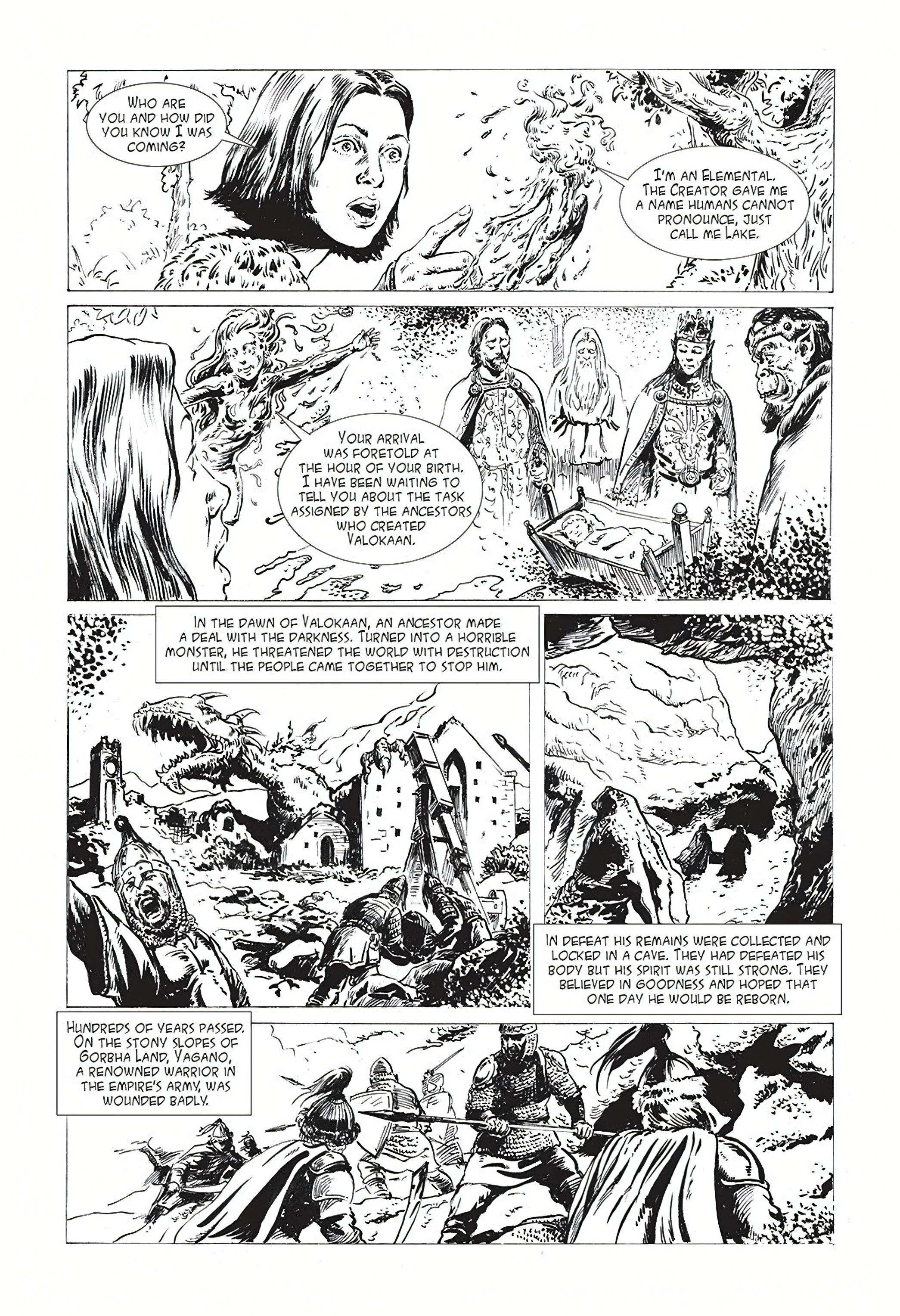 Read online Katana: The Battle for Valokaan comic -  Issue # Full - 5