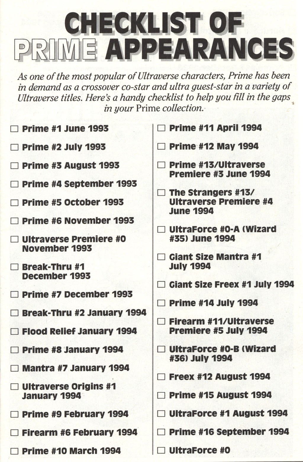Read online Prime Month Ashcan comic -  Issue # Full - 4