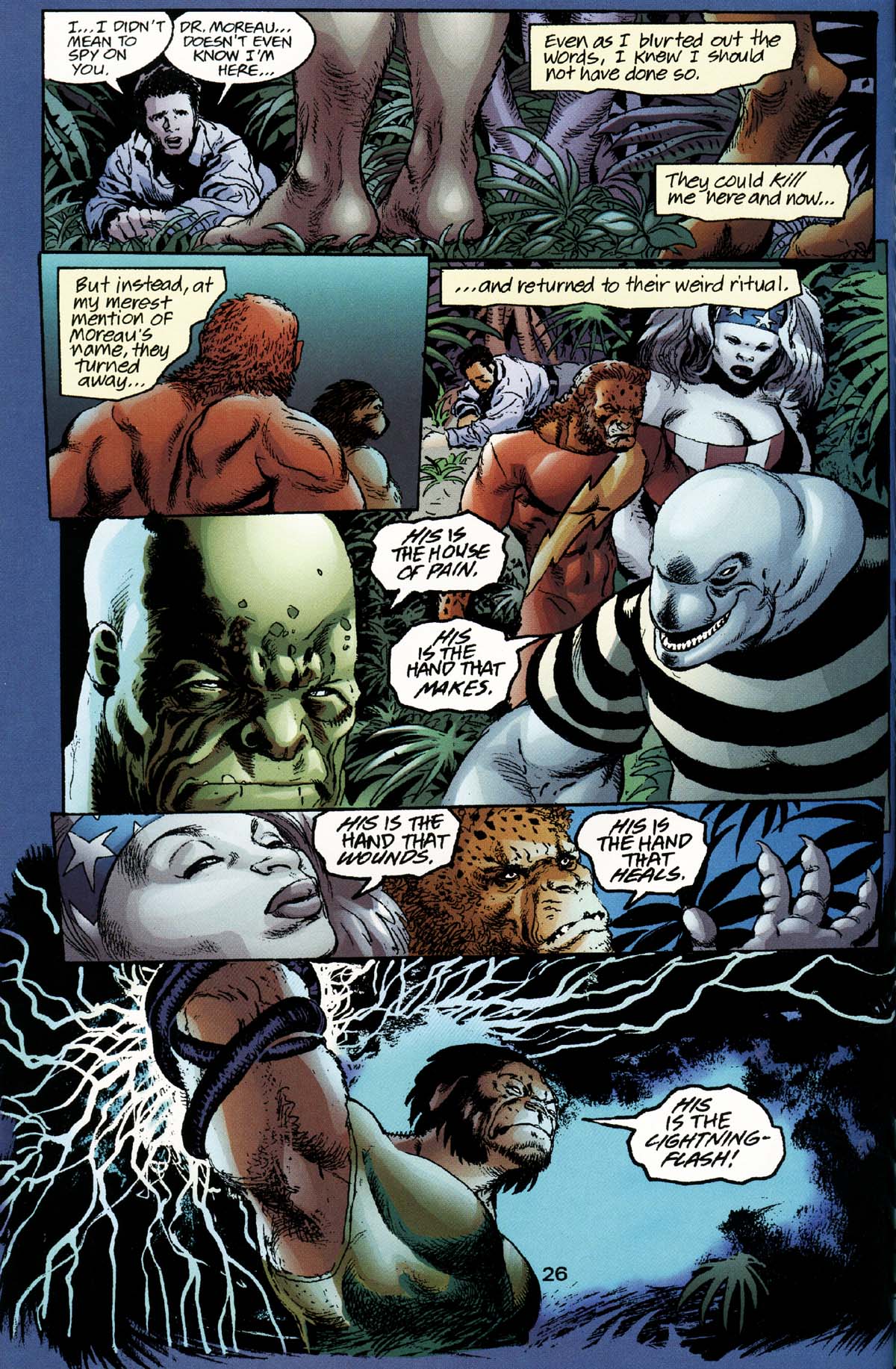 Read online JLA: The Island of Doctor Moreau comic -  Issue # Full - 28