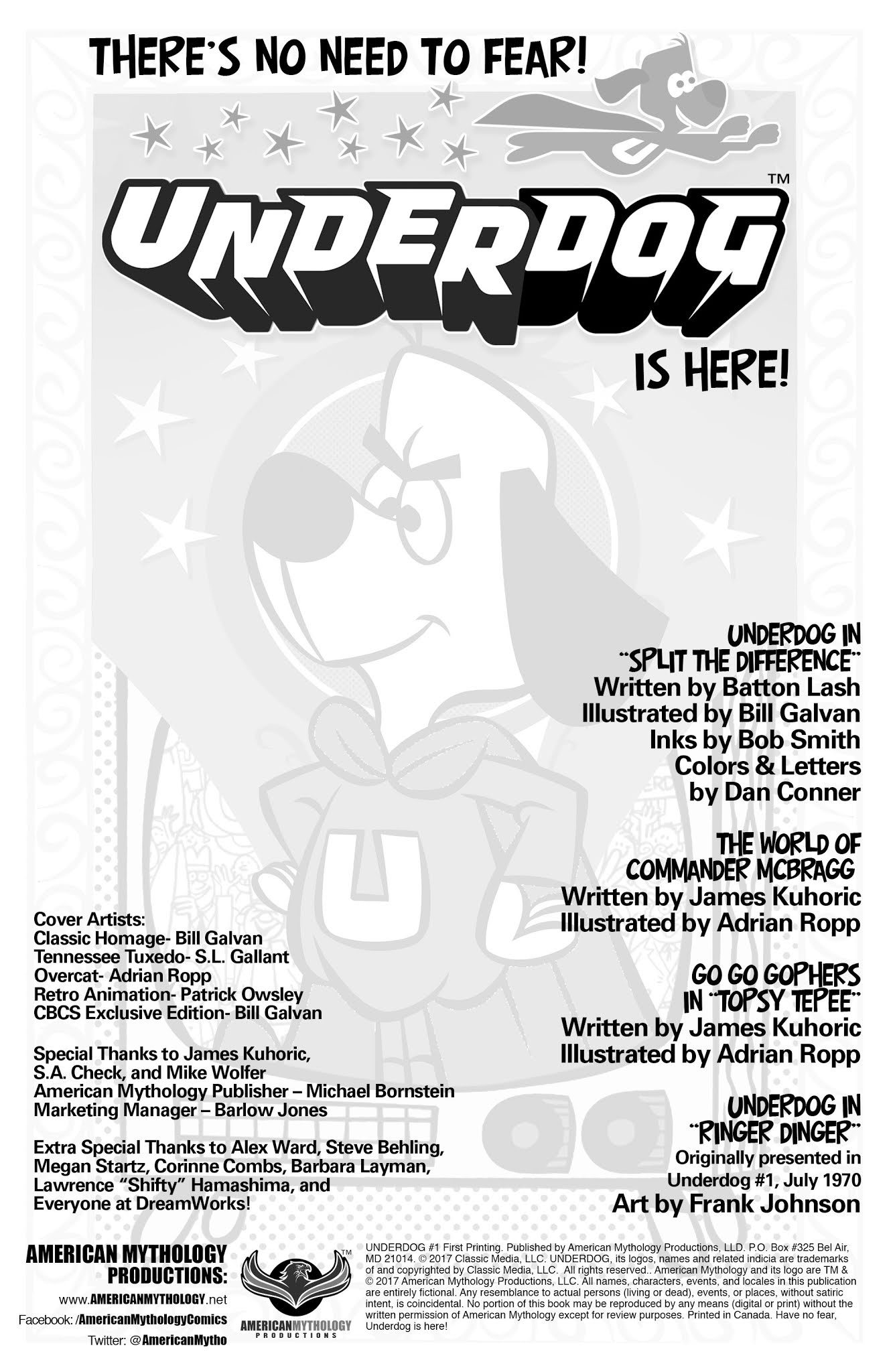 Read online Underdog (2018) comic -  Issue #1 - 2
