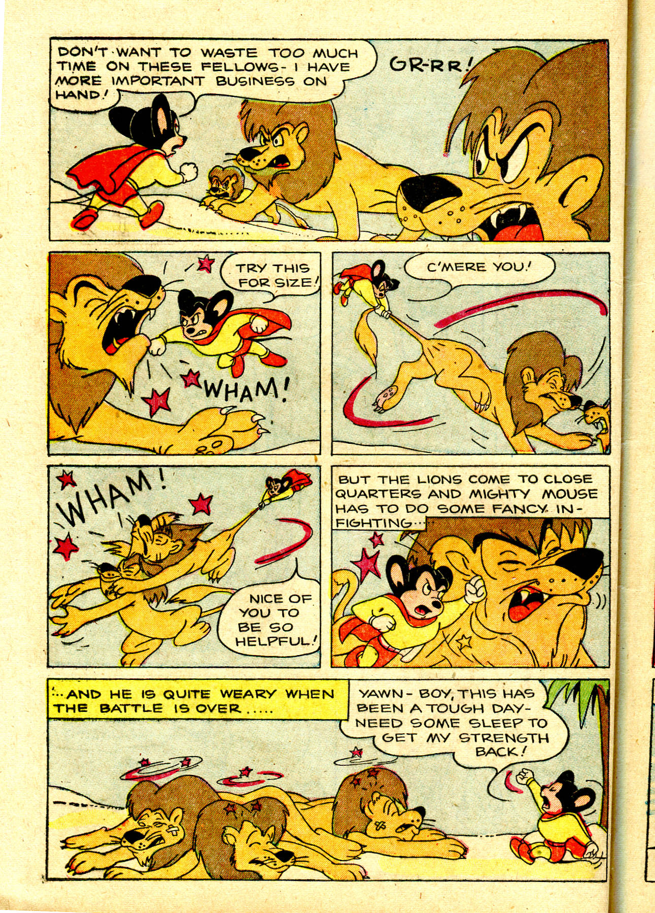 Read online Paul Terry's Mighty Mouse Comics comic -  Issue #42 - 75