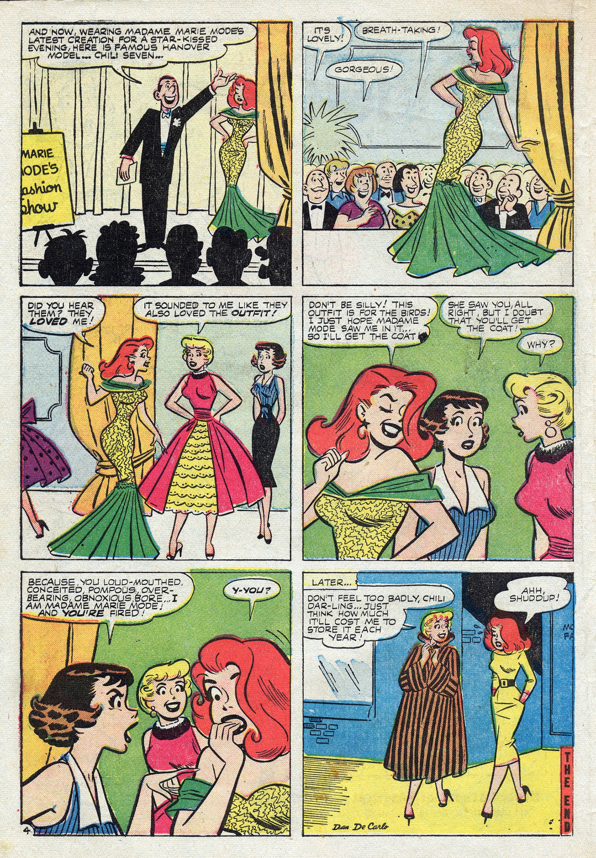 Read online Showgirls (1957) comic -  Issue #4 - 6