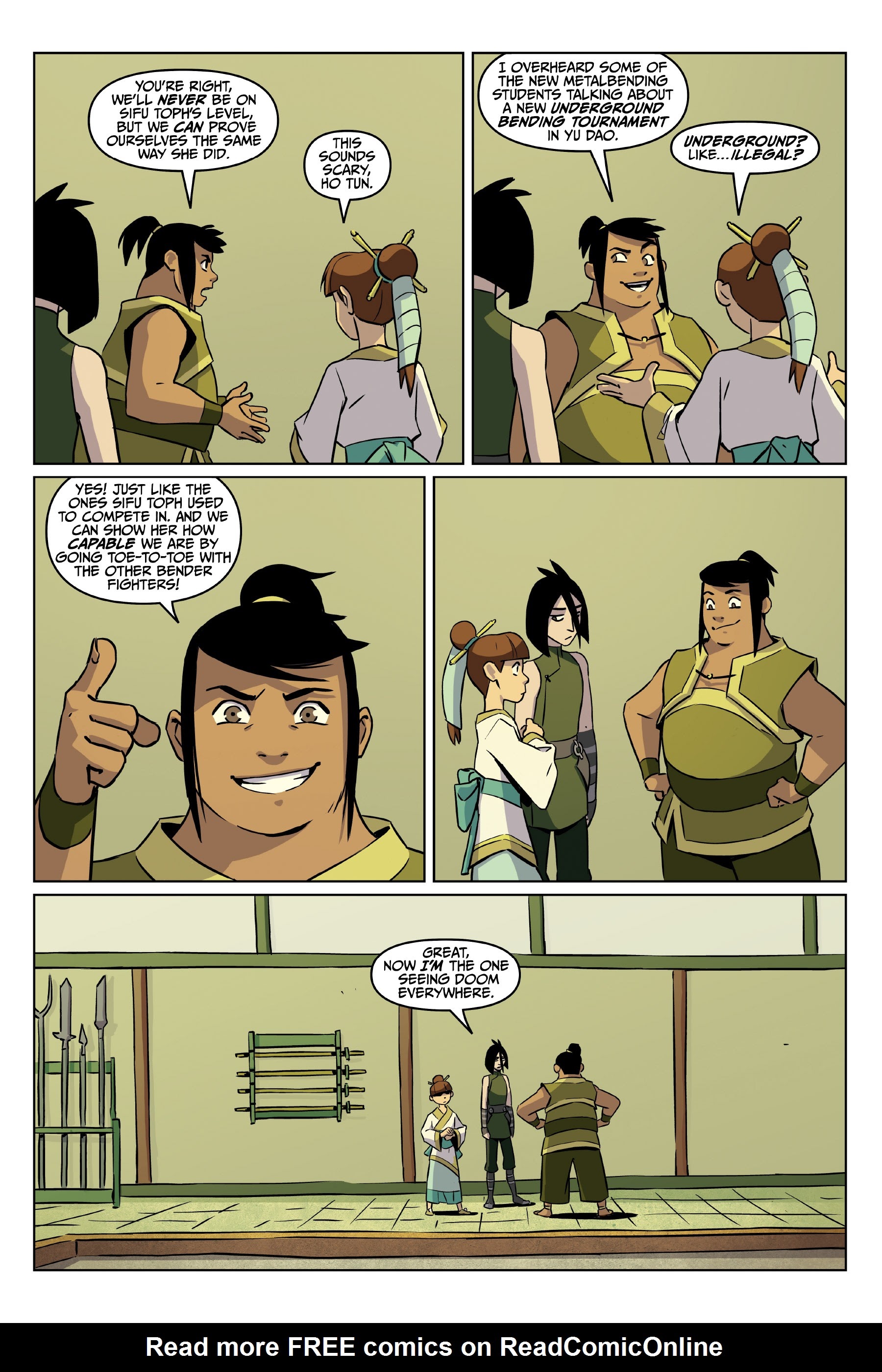 Read online Nickelodeon Avatar: The Last Airbender - Toph Beifong's Metalbending Academy comic -  Issue # TPB - 30