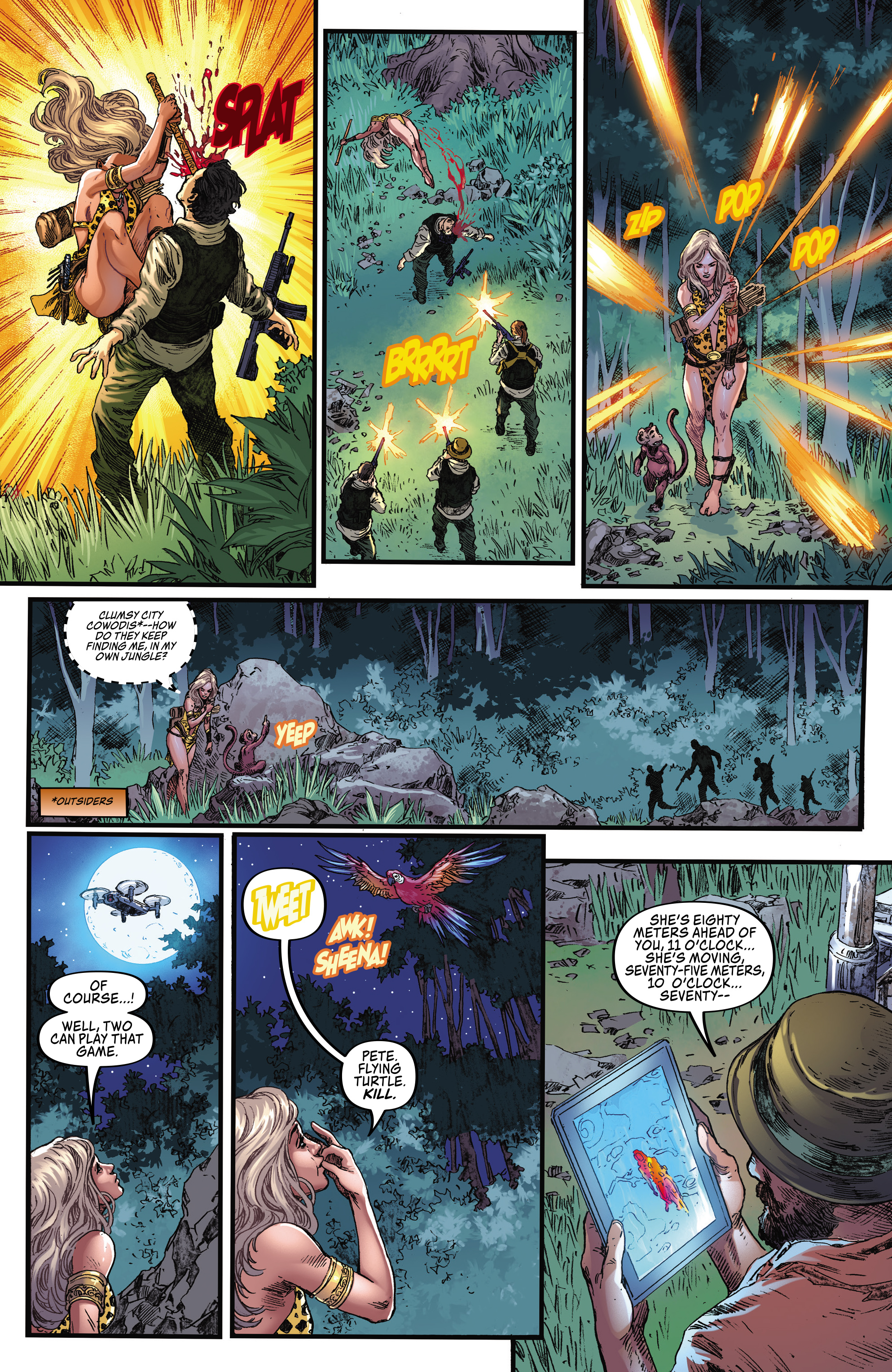 Read online Sheena Queen of the Jungle: Fatal Exams comic -  Issue #2 - 12