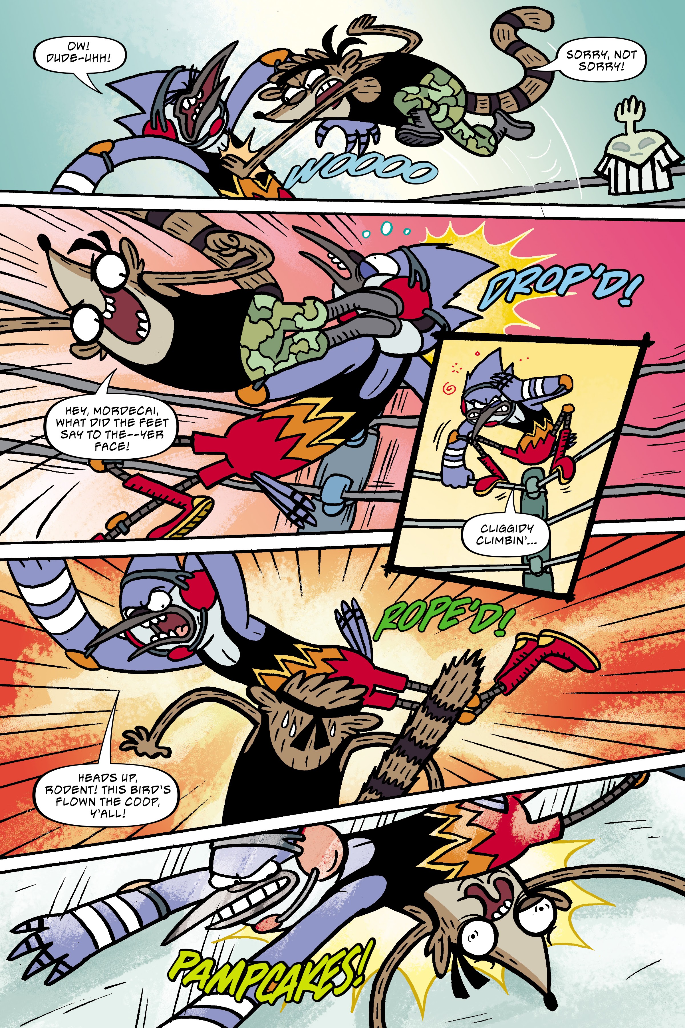 Read online Regular Show: Wrasslesplosion comic -  Issue # TPB - 25