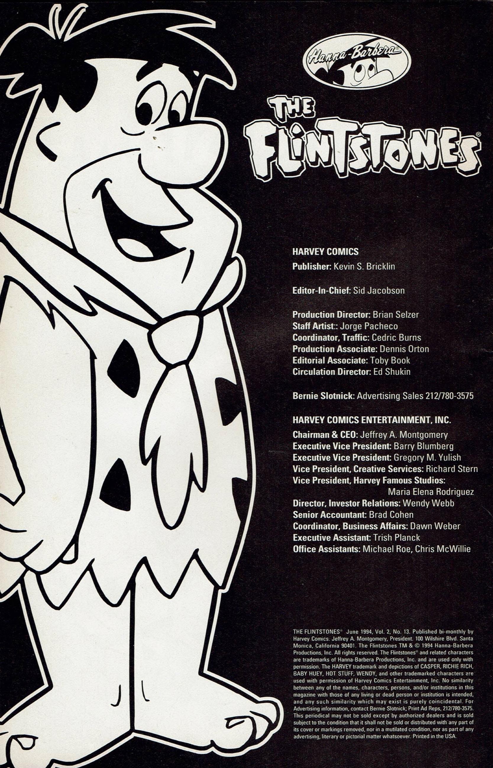 Read online The Flintstones (1992) comic -  Issue #13 - 2
