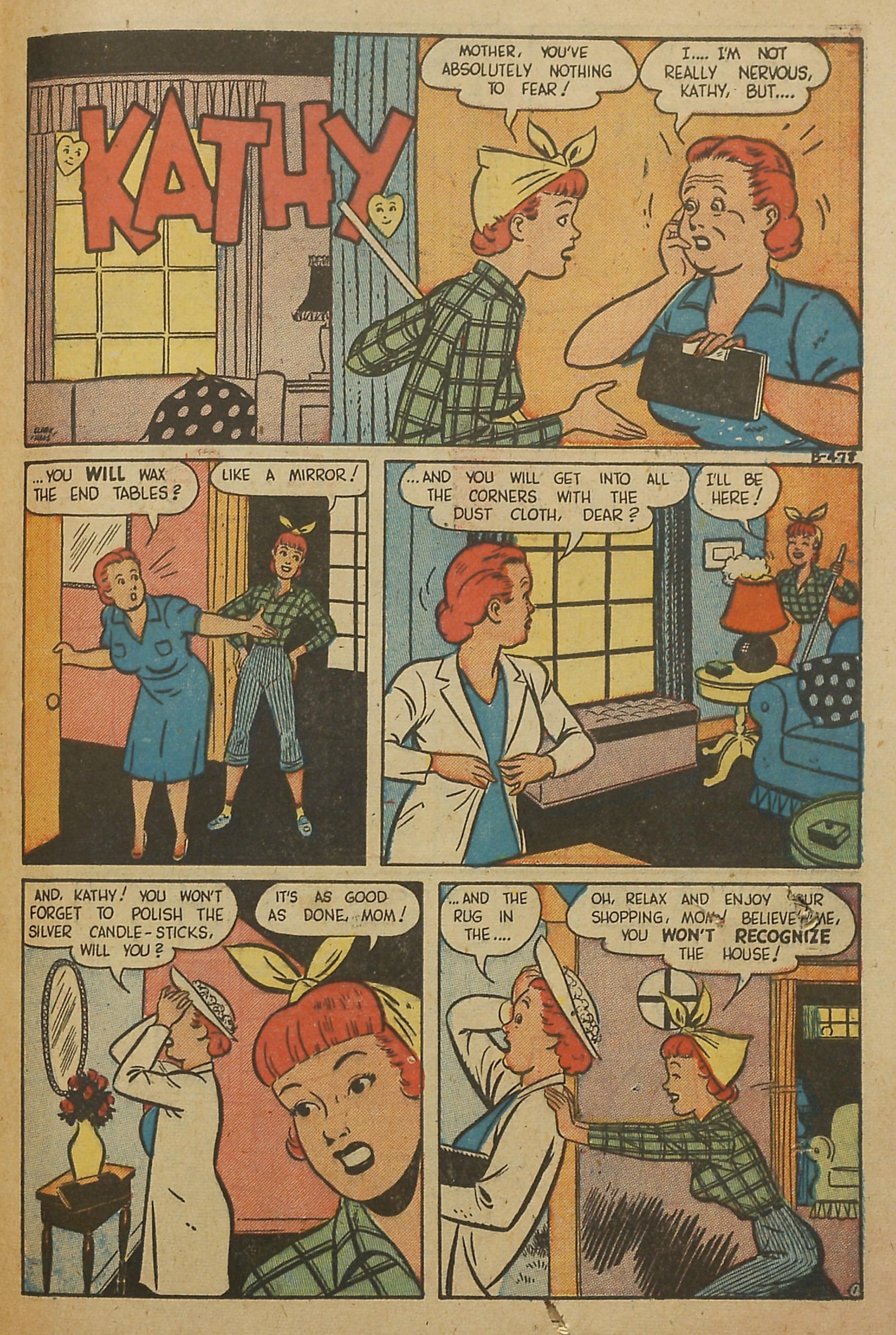 Read online Kathy (1949) comic -  Issue #7 - 33