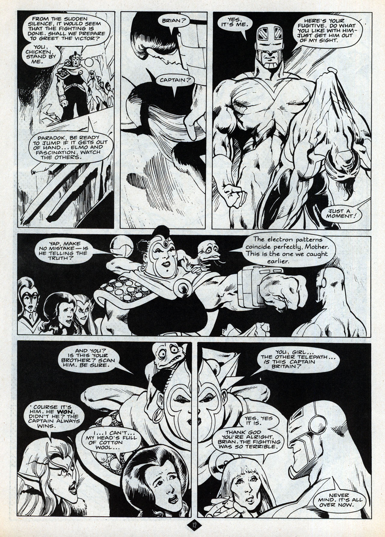 Read online Captain Britain (1985) comic -  Issue #5 - 12