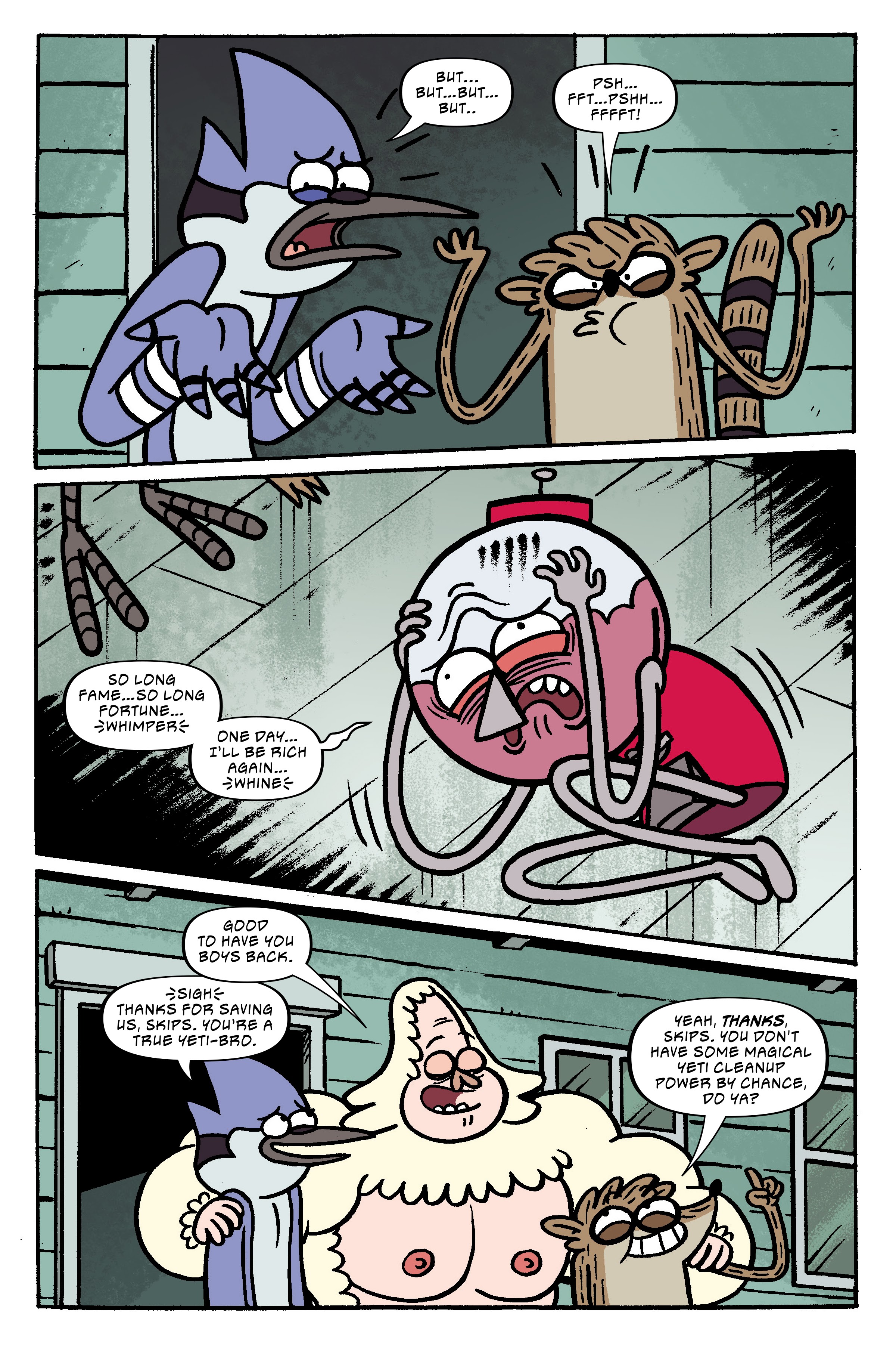 Read online Regular Show: Wrasslesplosion comic -  Issue # TPB - 115