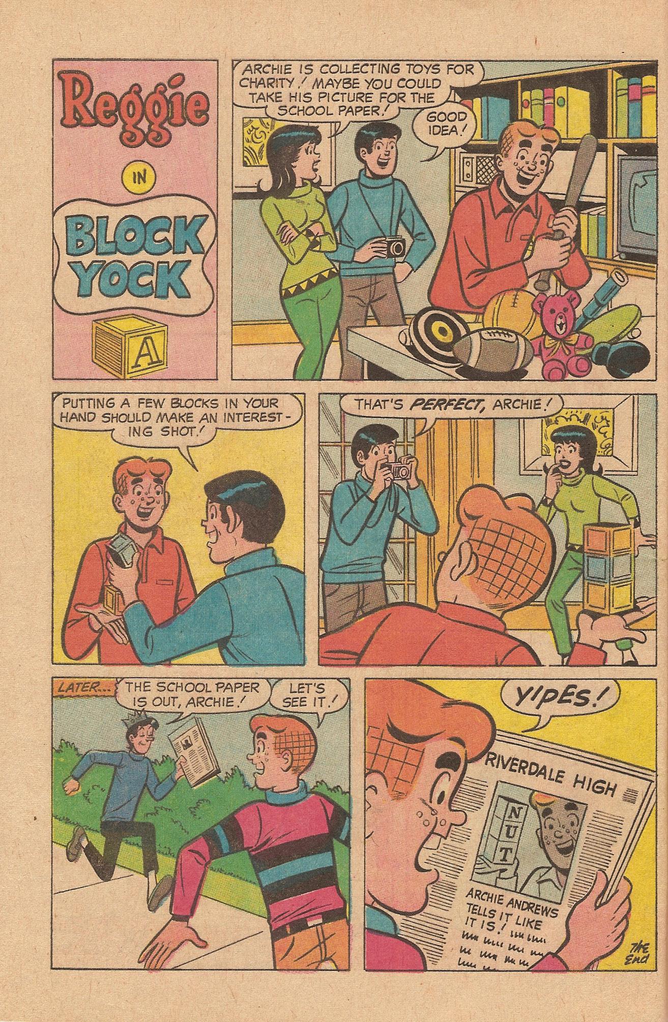 Read online Reggie's Wise Guy Jokes comic -  Issue #4 - 32