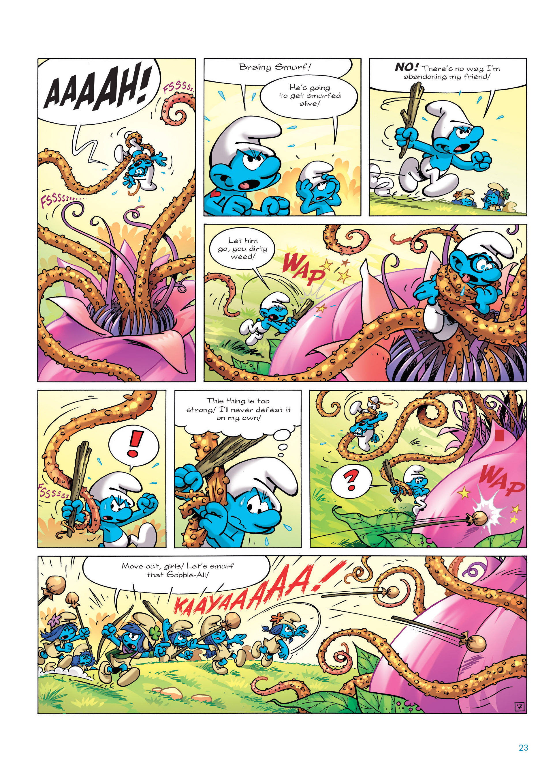 Read online Smurfs: The Village Behind The Wall comic -  Issue #1 - 23