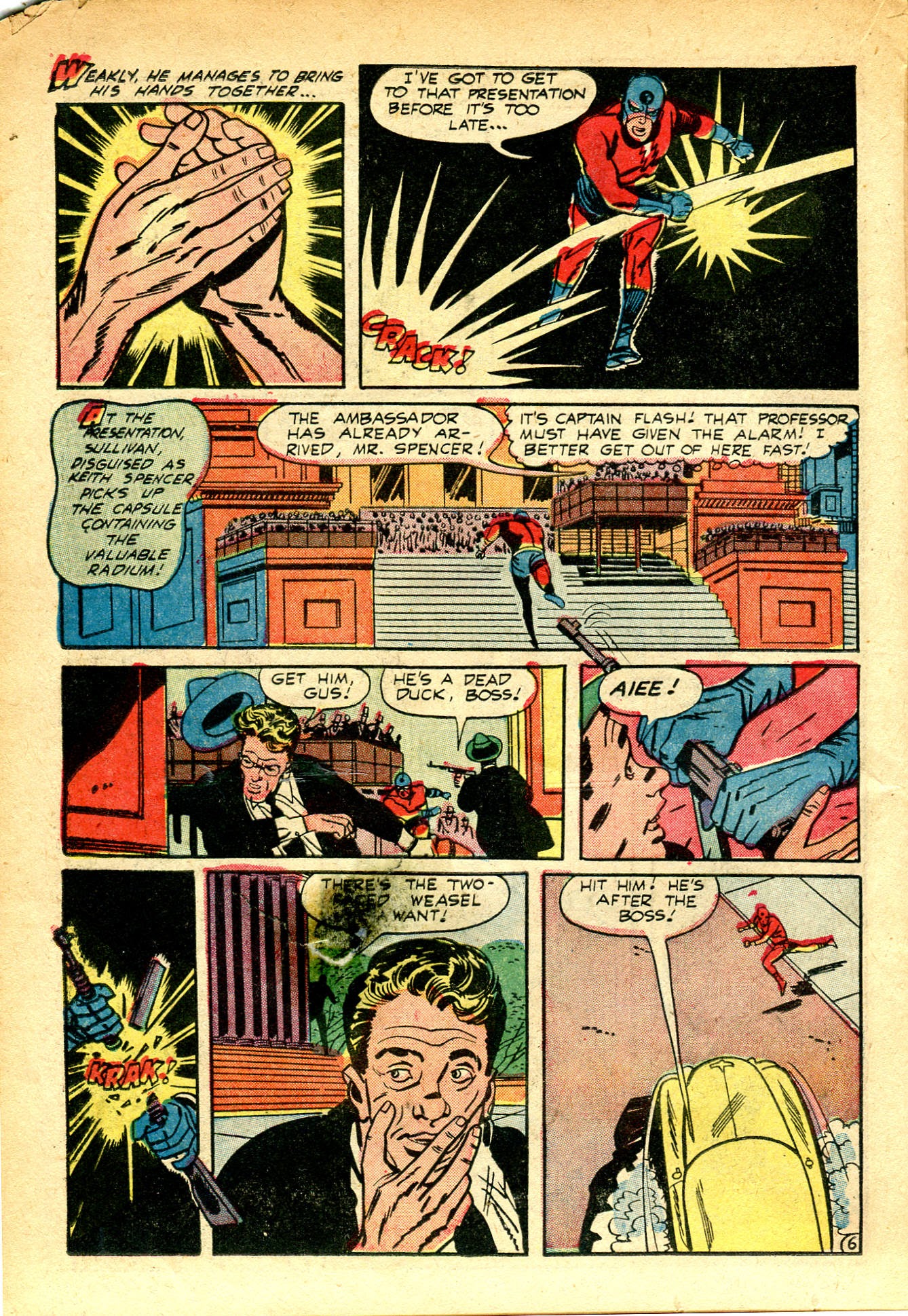 Read online Captain Flash comic -  Issue #2 - 16
