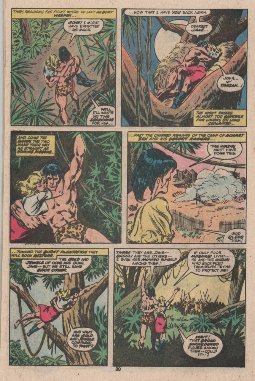 Read online Tarzan (1977) comic -  Issue #11 - 17