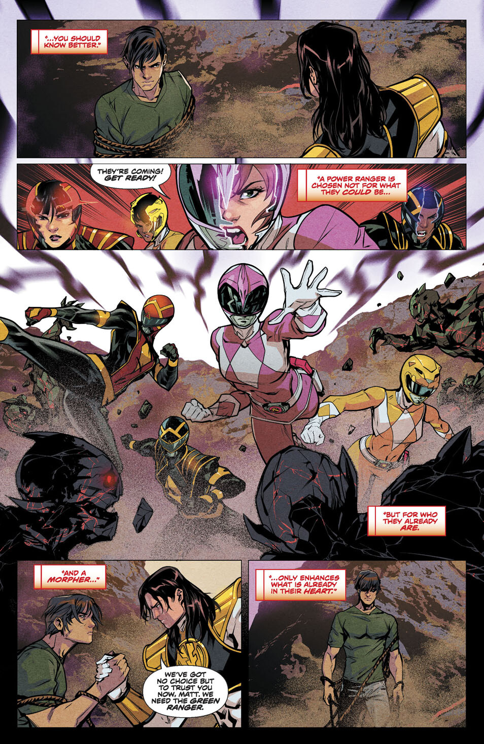 Read online Mighty Morphin Power Rangers comic -  Issue #112 - 19