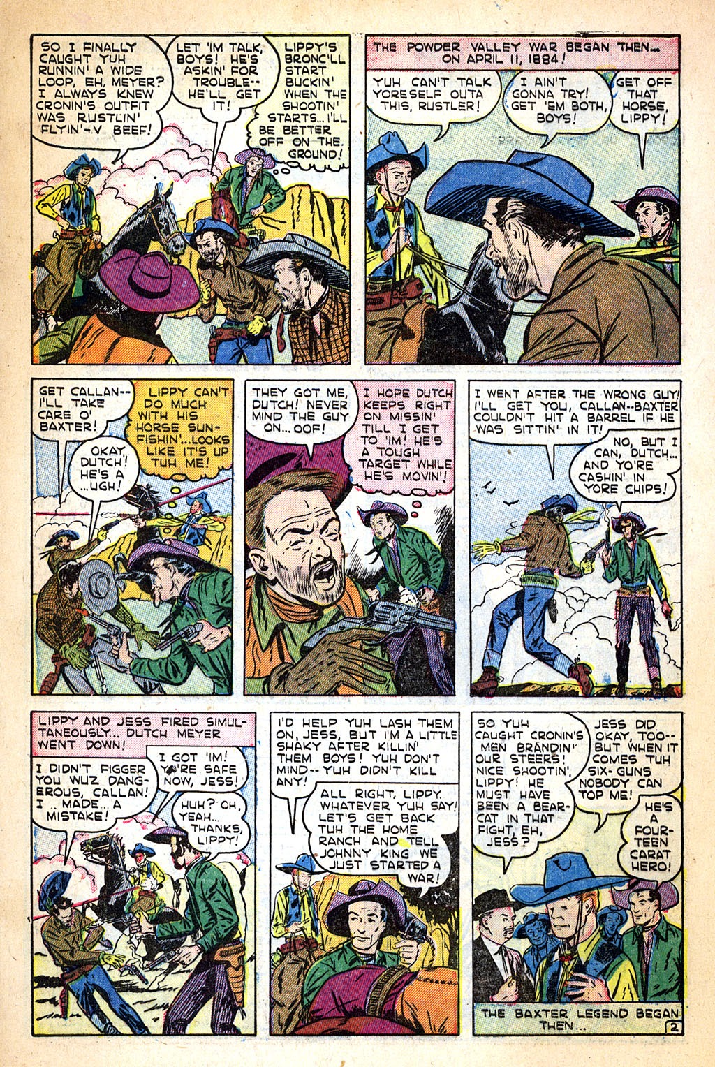 Read online Western Thrillers (1954) comic -  Issue #1 - 4