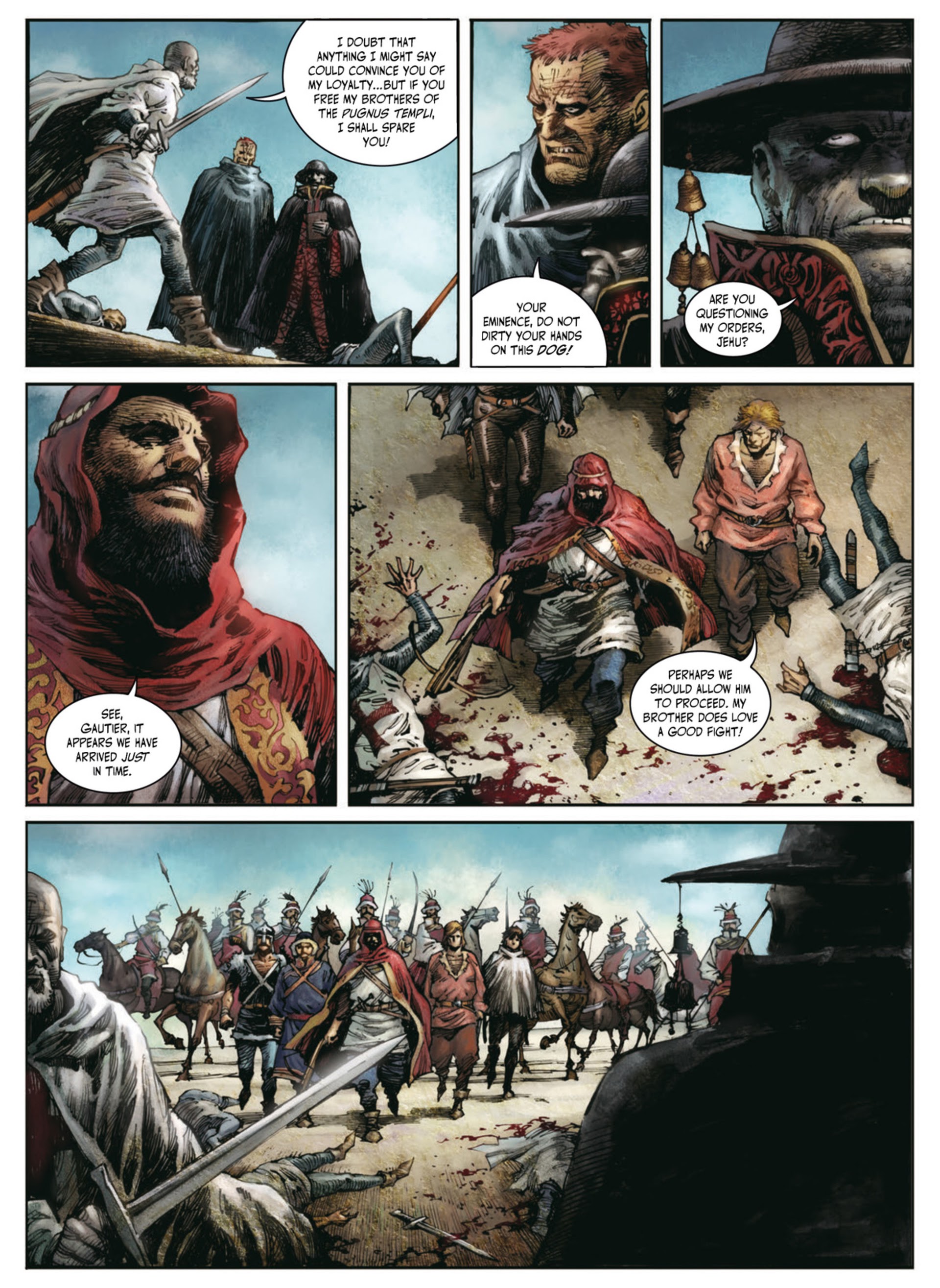 Read online Crusades comic -  Issue #3 - 44