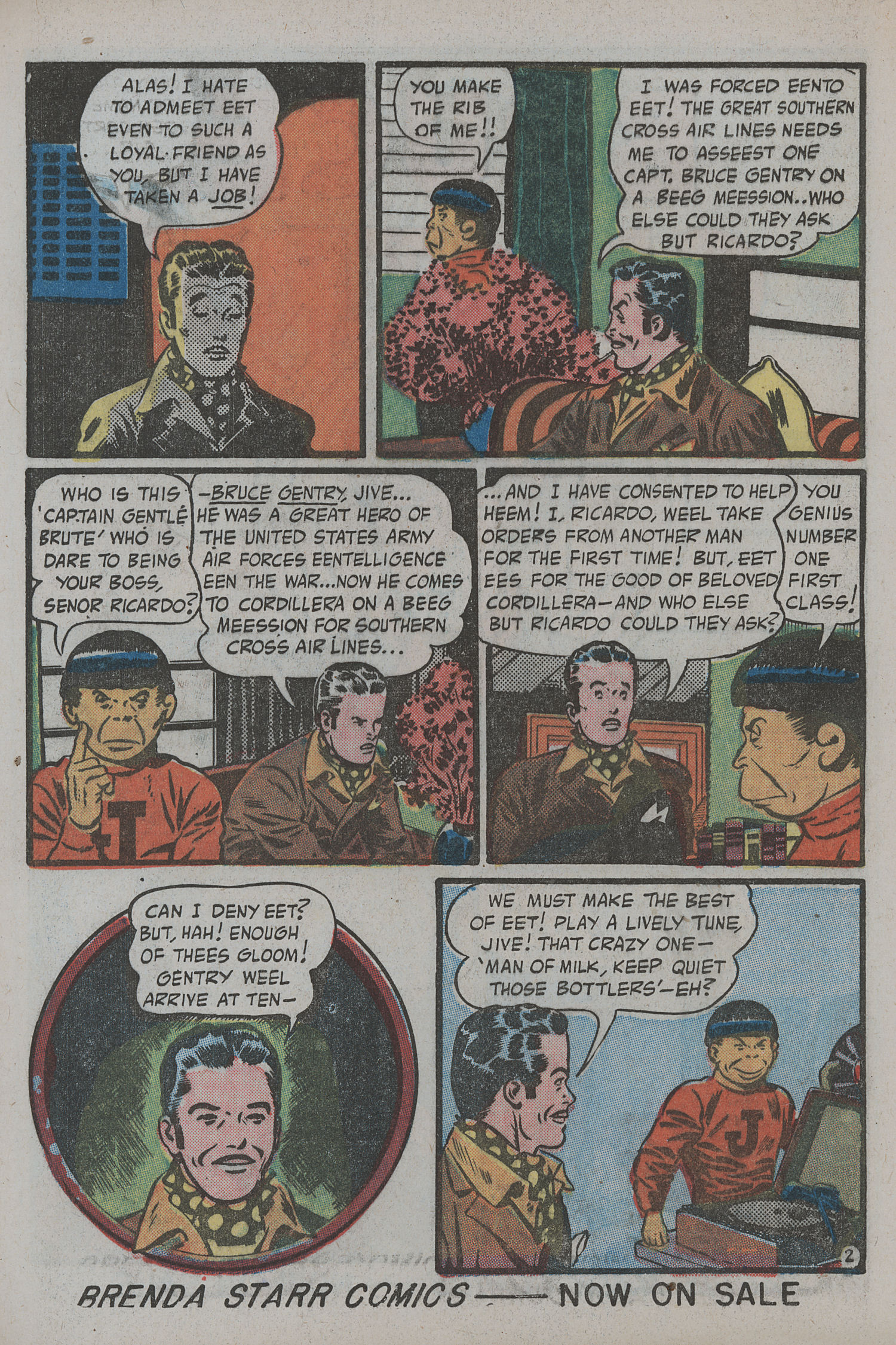 Read online Bruce Gentry comic -  Issue #1 - 4
