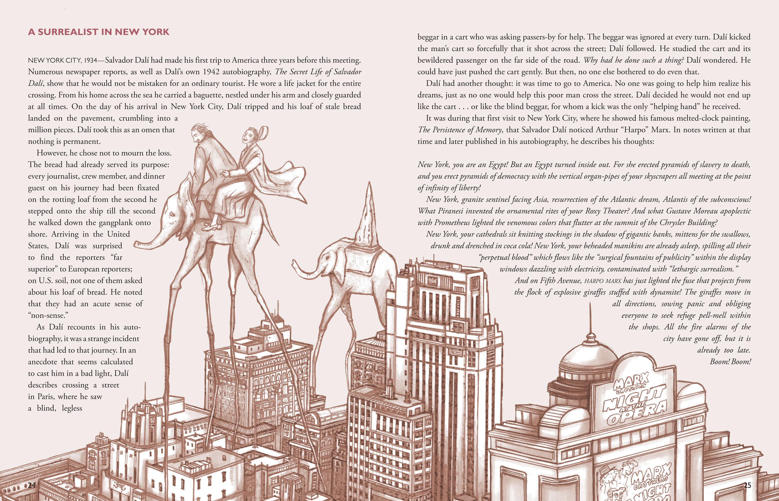 Read online Giraffes on Horseback Salad: Salvador Dali, the Marx Brothers, and the Strangest Movie Never Made comic -  Issue # TPB (Part 1) - 23