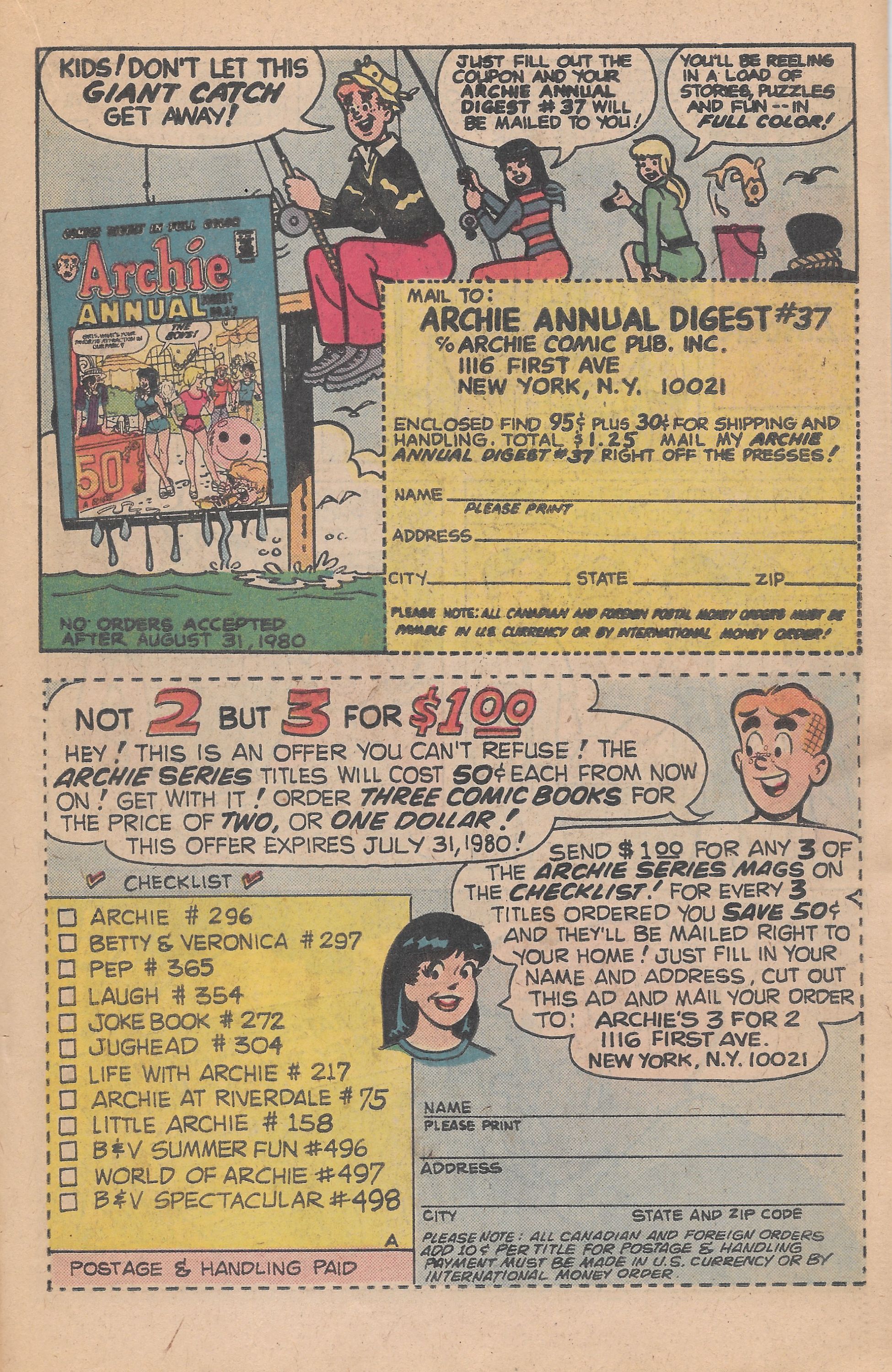 Read online Reggie's Wise Guy Jokes comic -  Issue #54 - 19