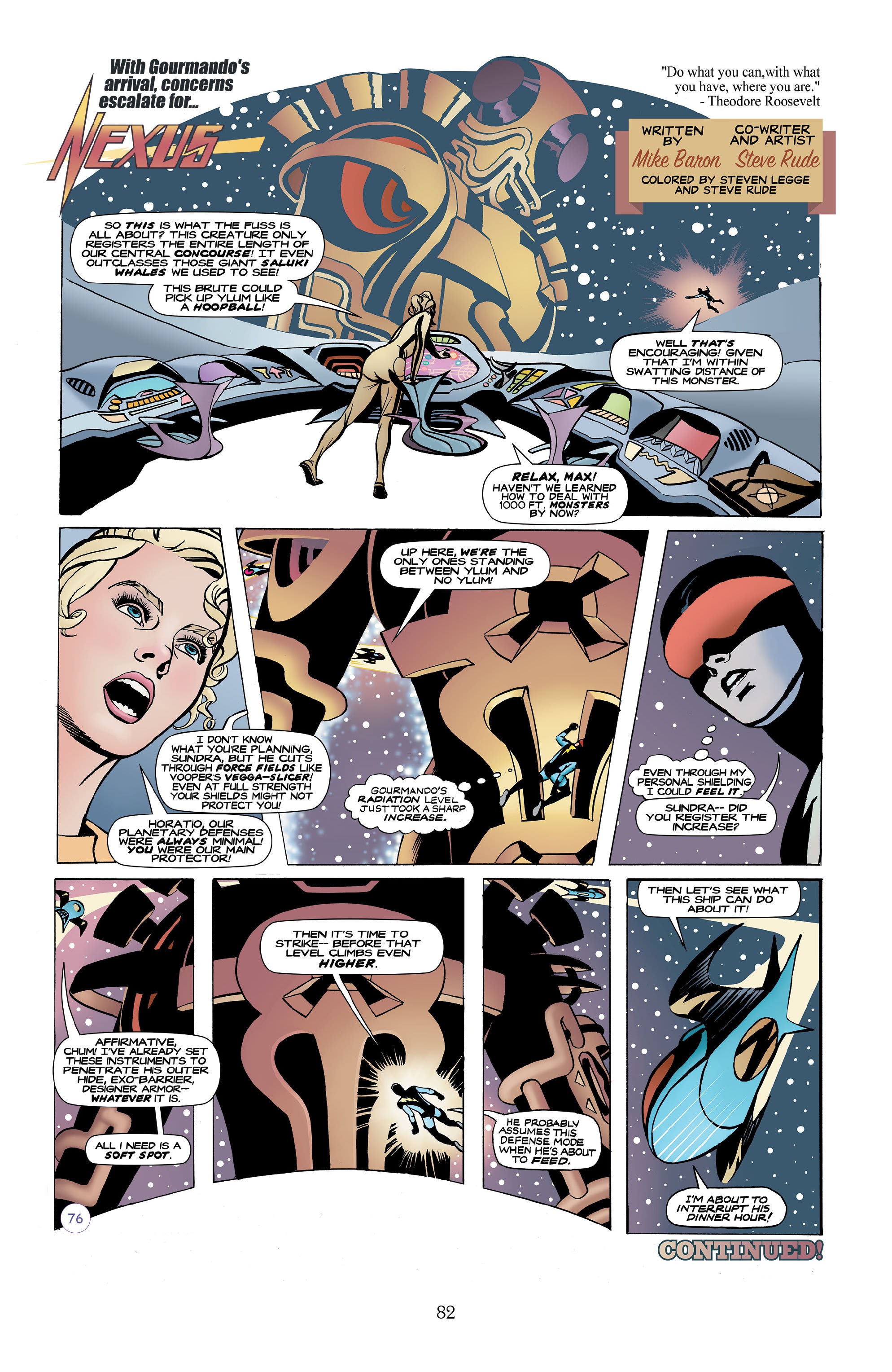 Read online Nexus Newspaper Strips: The Coming of Gourmando comic -  Issue # TPB (Part 1) - 81